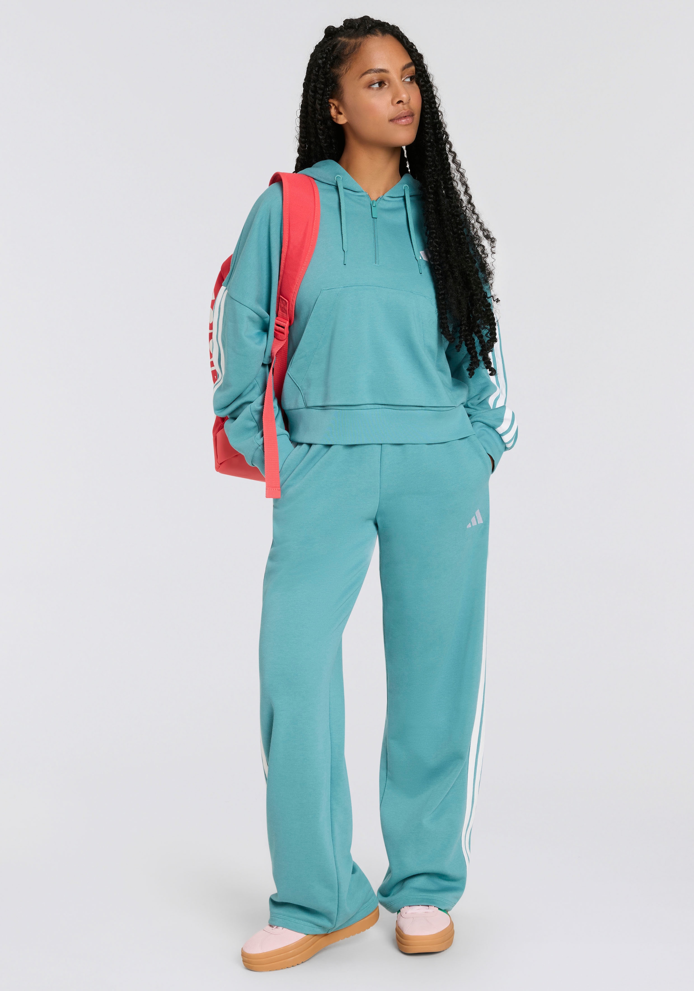 adidas Sportswear Kapuzensweatshirt »W 3S FT QZ HD«