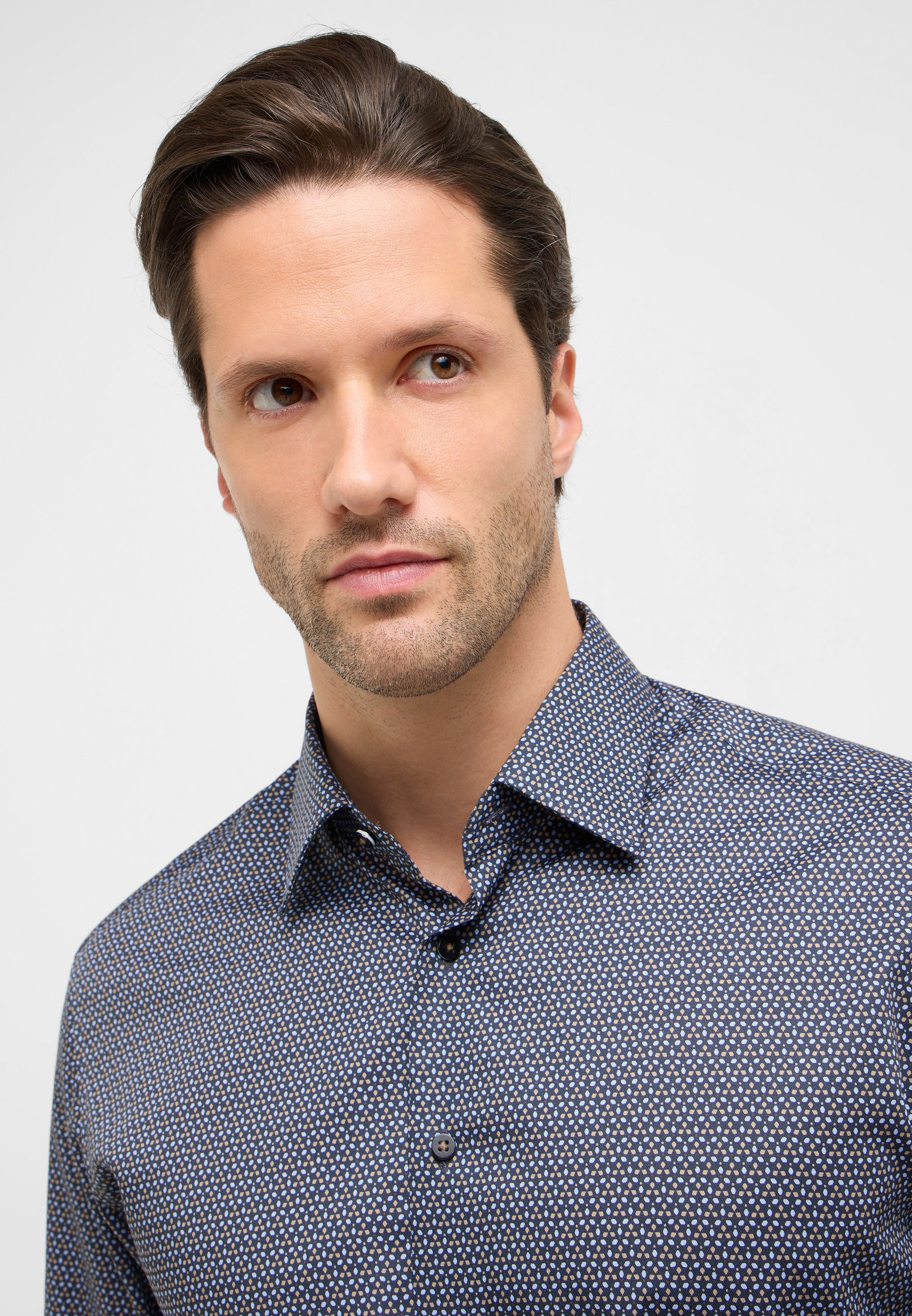 Eterna Langarmhemd »MODERN FIT« NON IRON (bügelfrei)