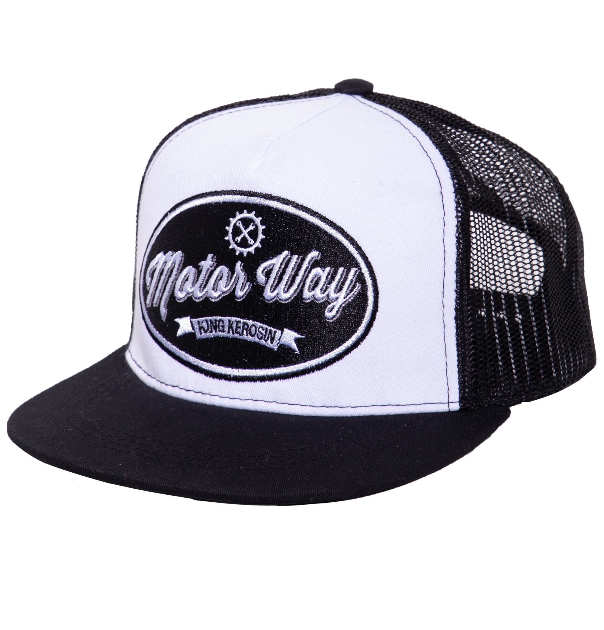 KingKerosin Baseball Cap »Motor Way«, mit Mesh-Einsatz