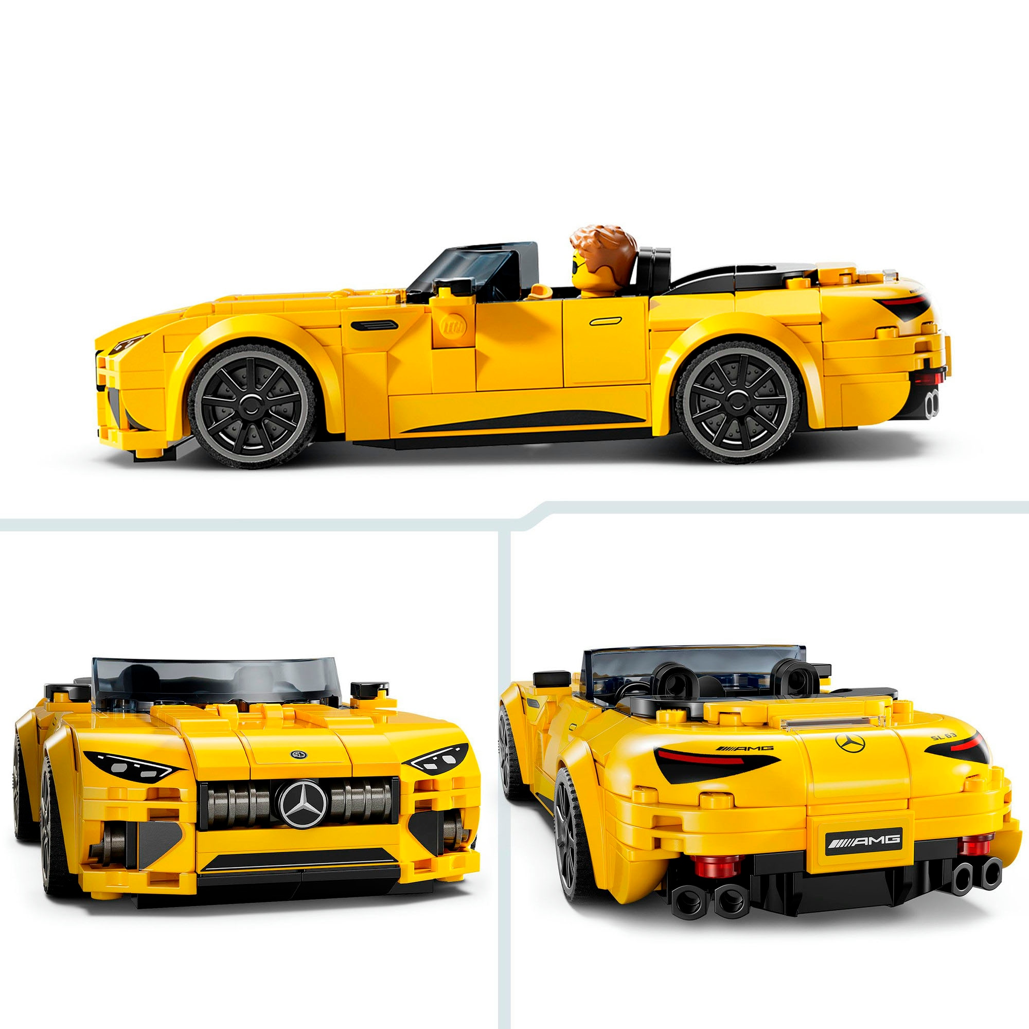 LEGO® Konstruktionsspielsteine »Mercedes-AMG G 63 & Mercedes-AMG SL 63 (76924), LEGO Speed Champions«, (808 St.), Made in Europe