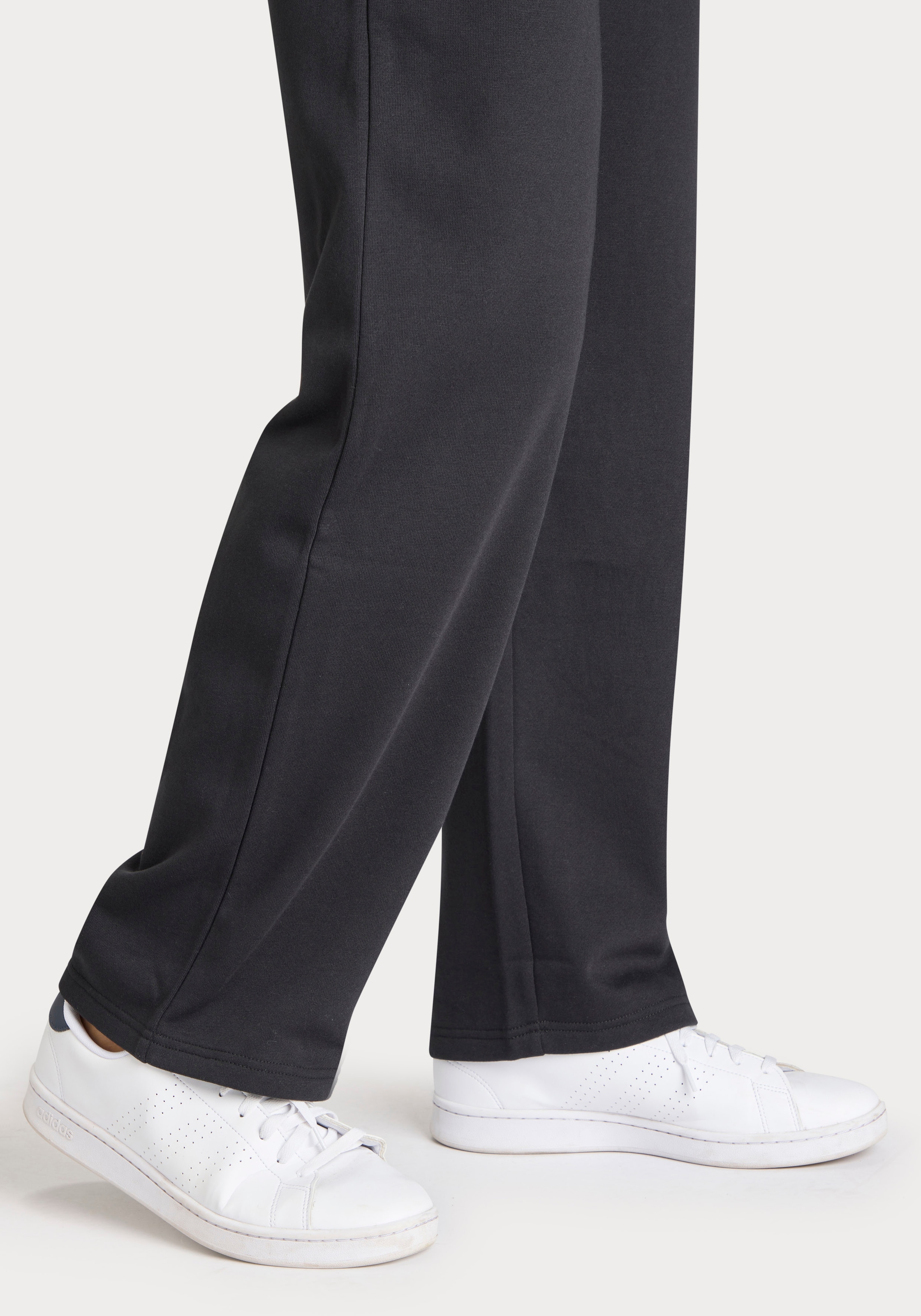 John Devin Sweathose »- Jogginghose aus innen angerauter Sweatware«  mit breiter Kordel und seitlichen Taschen