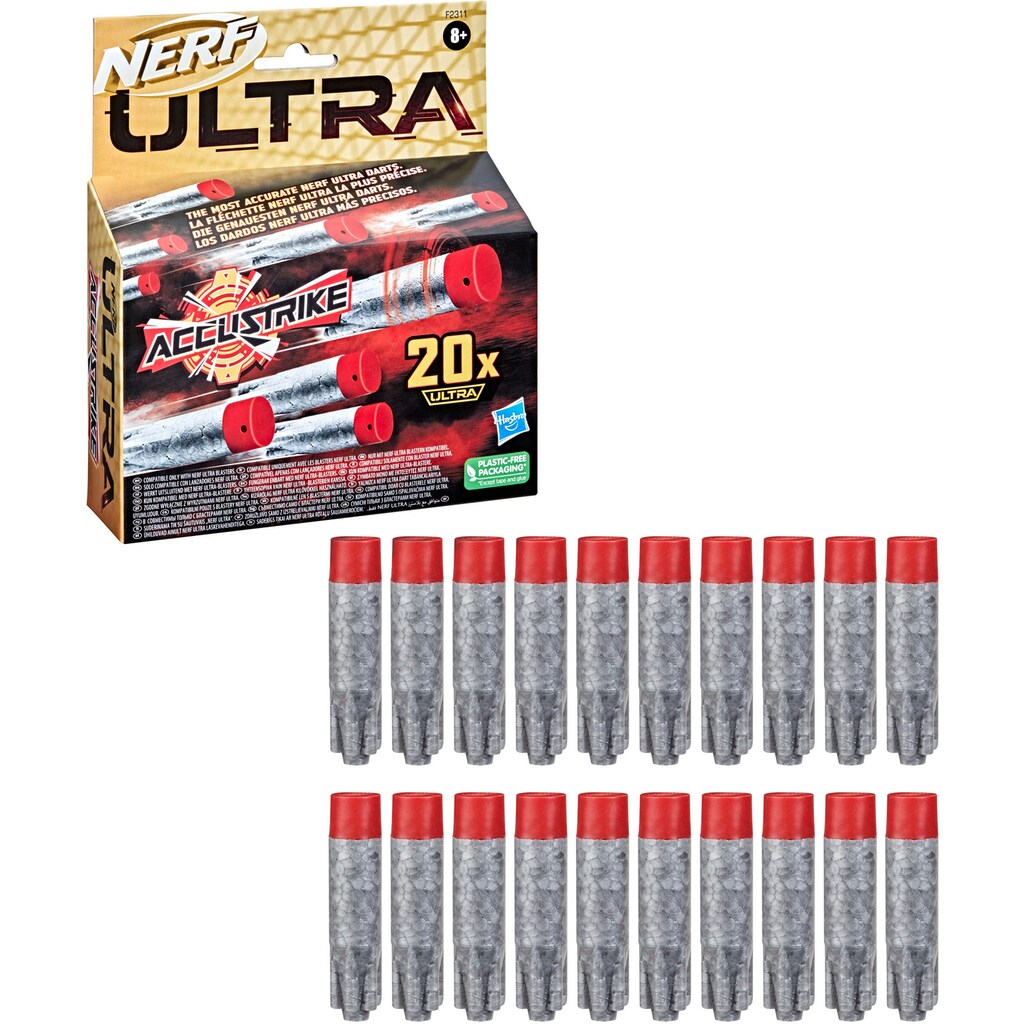 Hasbro Spielzeugmunition »Nerf AccuStrike Ultra 20-Dart«, (20 St.), Nachfüllpack für Nerf Ultra Blaster