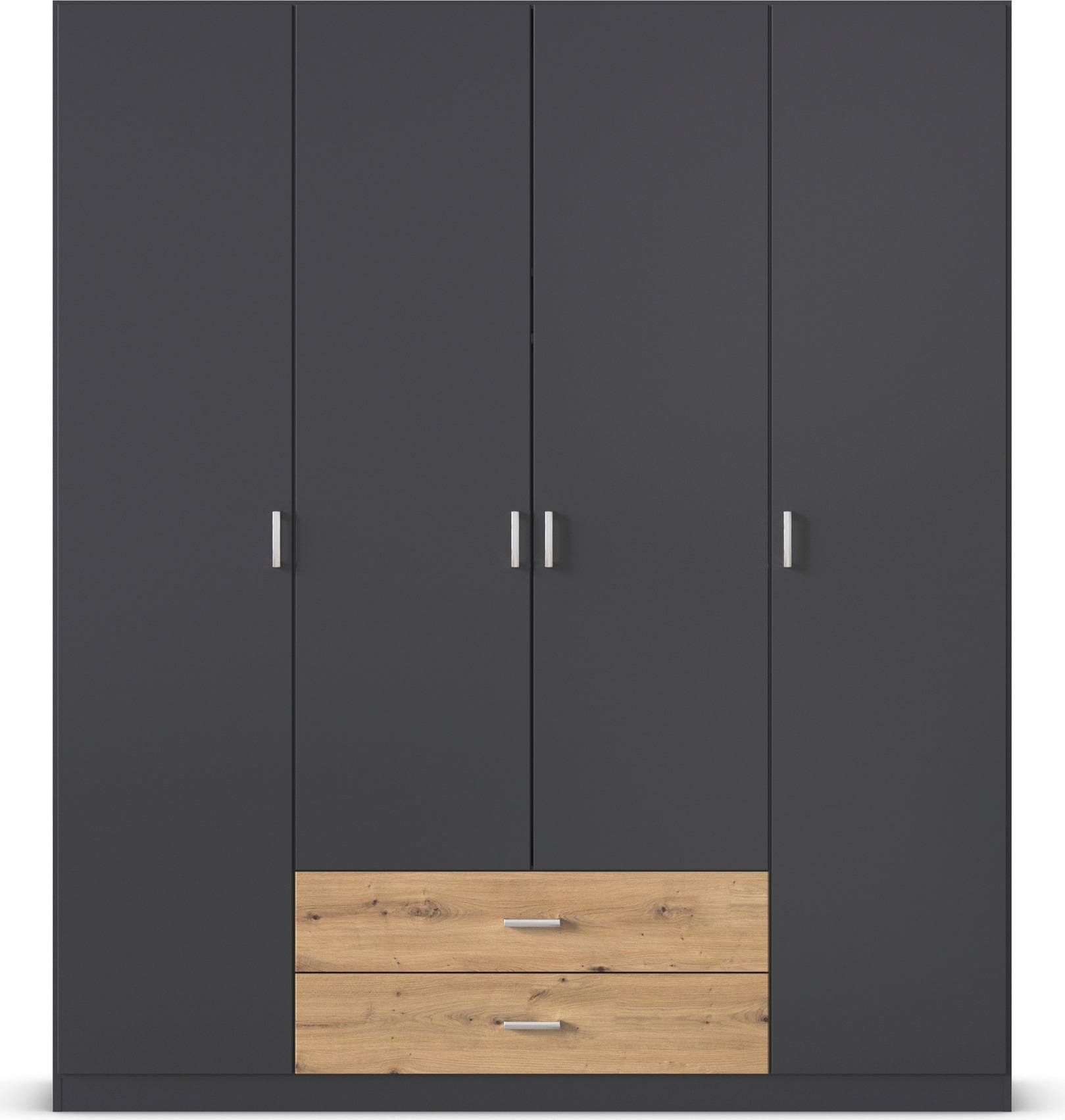 rauch Drehtürenschrank »Kleiderschrank Schrank Garderobe Wäscheschrank GAMMA in 3 Breiten«, mit 6 Schubladen, in schlichtem Design TOPSELLER MADE IN GERMANY