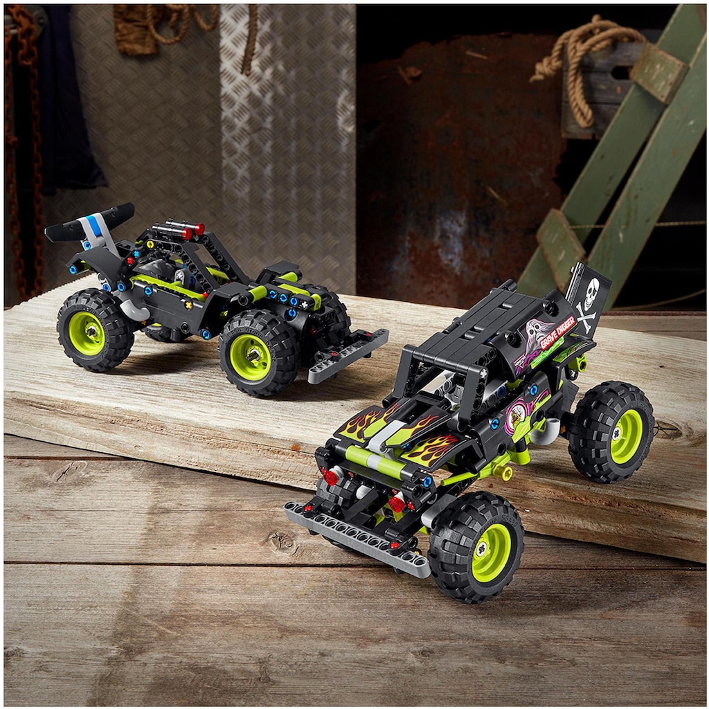 LEGO® Konstruktionsspielsteine »Monster Jam® Grave Digger® (42118), LEGO® Technic«, (212 St.)