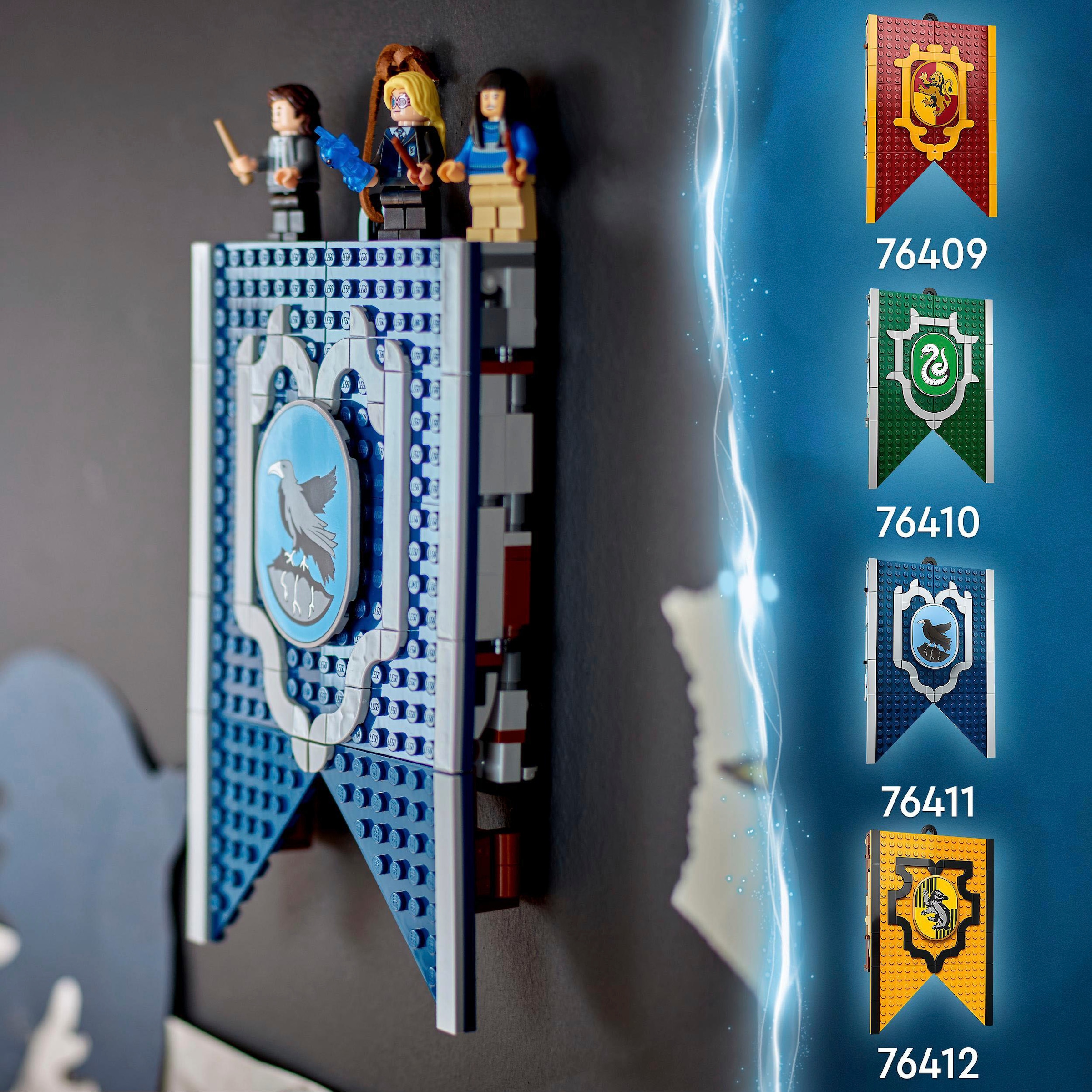 LEGO® Konstruktionsspielsteine »Hausbanner Ravenclaw (76411), LEGO® Harry Potter™«, (305 St.)