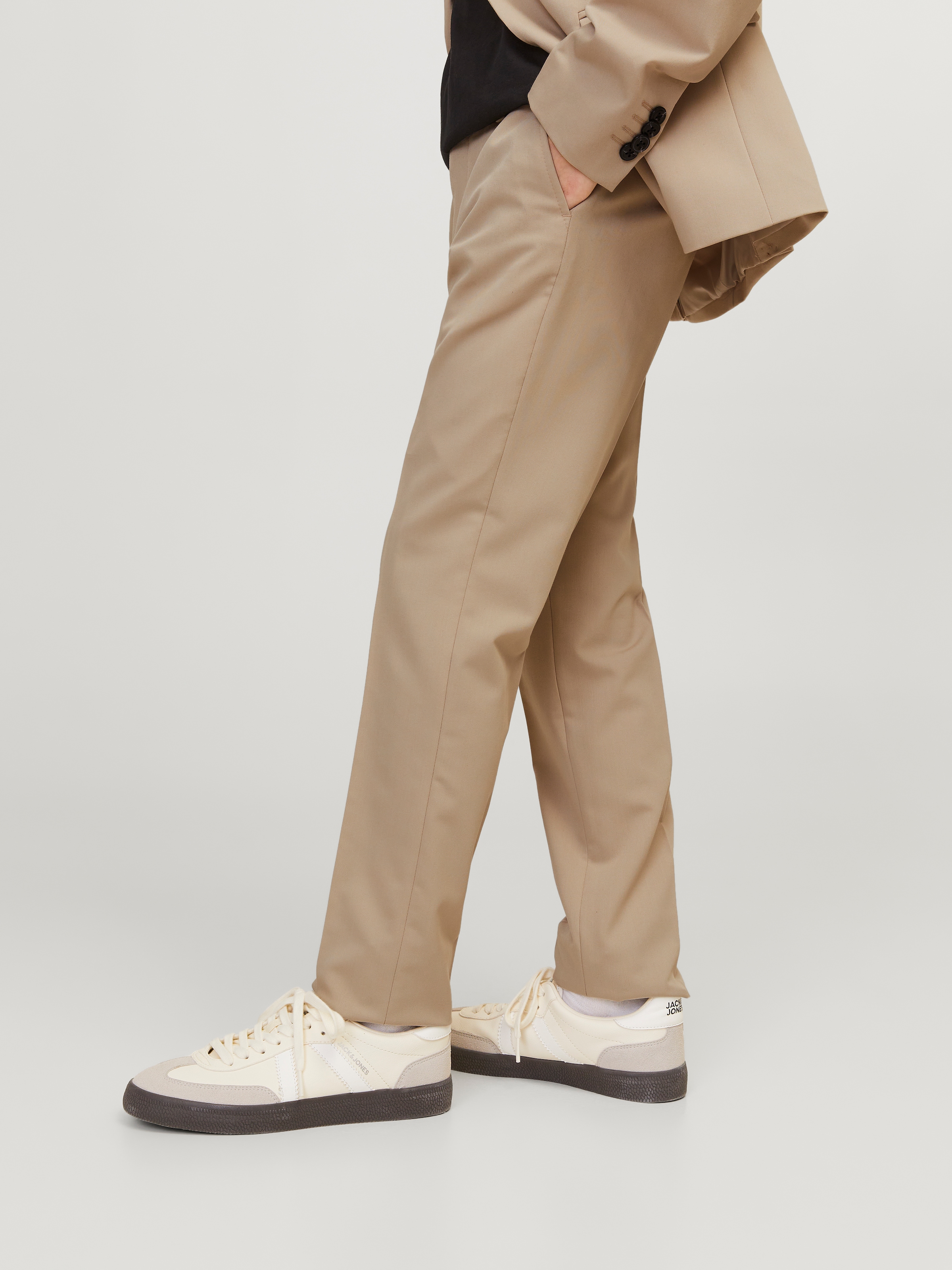 Jack & Jones Junior Anzughose »JPRSOLAR elastisch, pflegeleicht, komfortabel«  unifarben, modisch, slim fit, Web