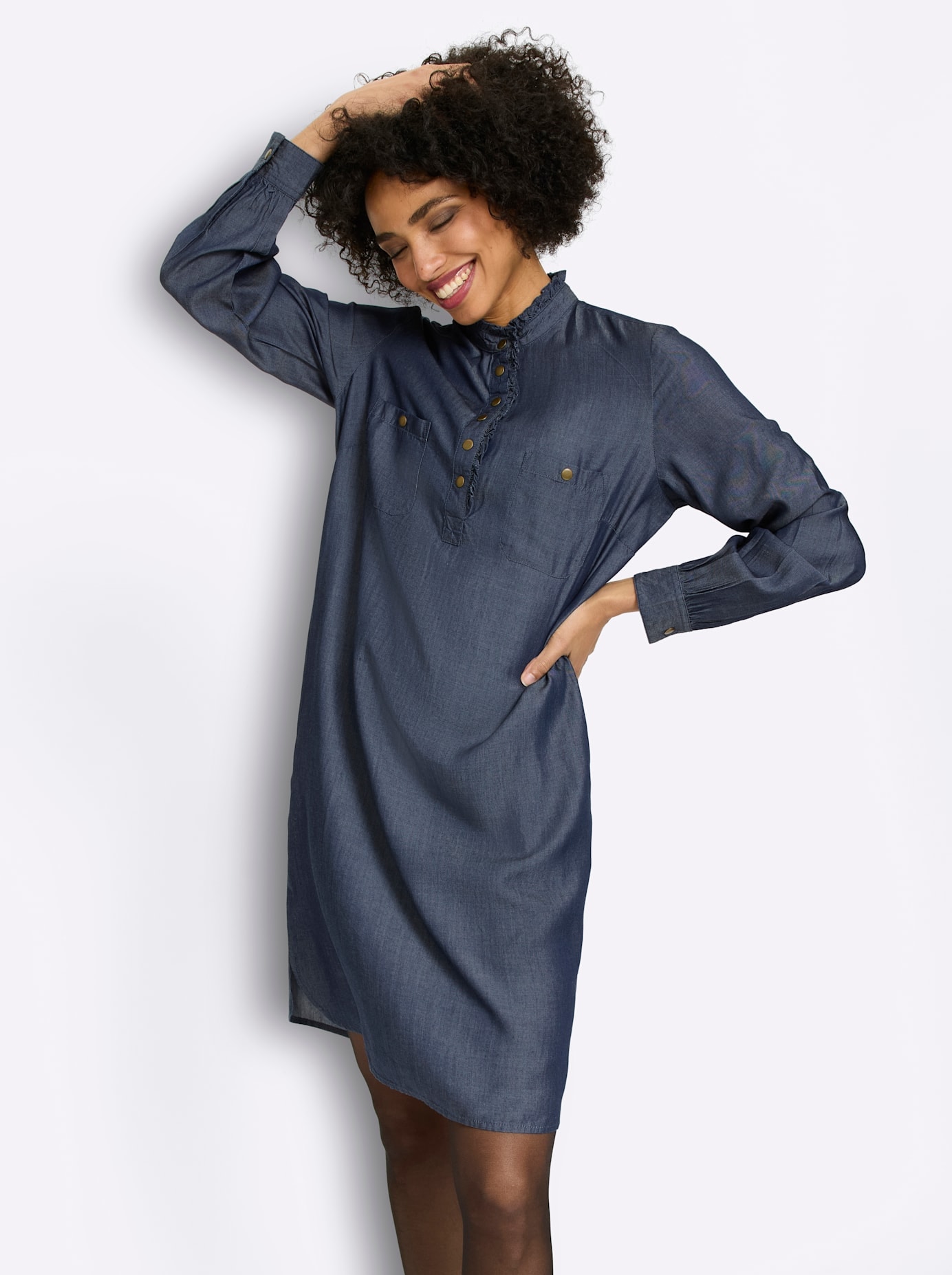 heine Blusenkleid »Kleid« Nahttasche