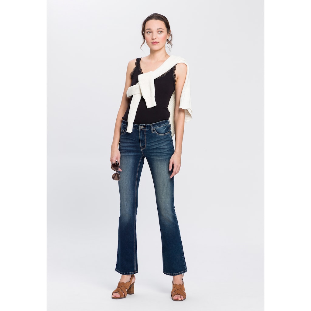 Arizona Bootcut-Jeans »Baby Bootcut«, High Waist