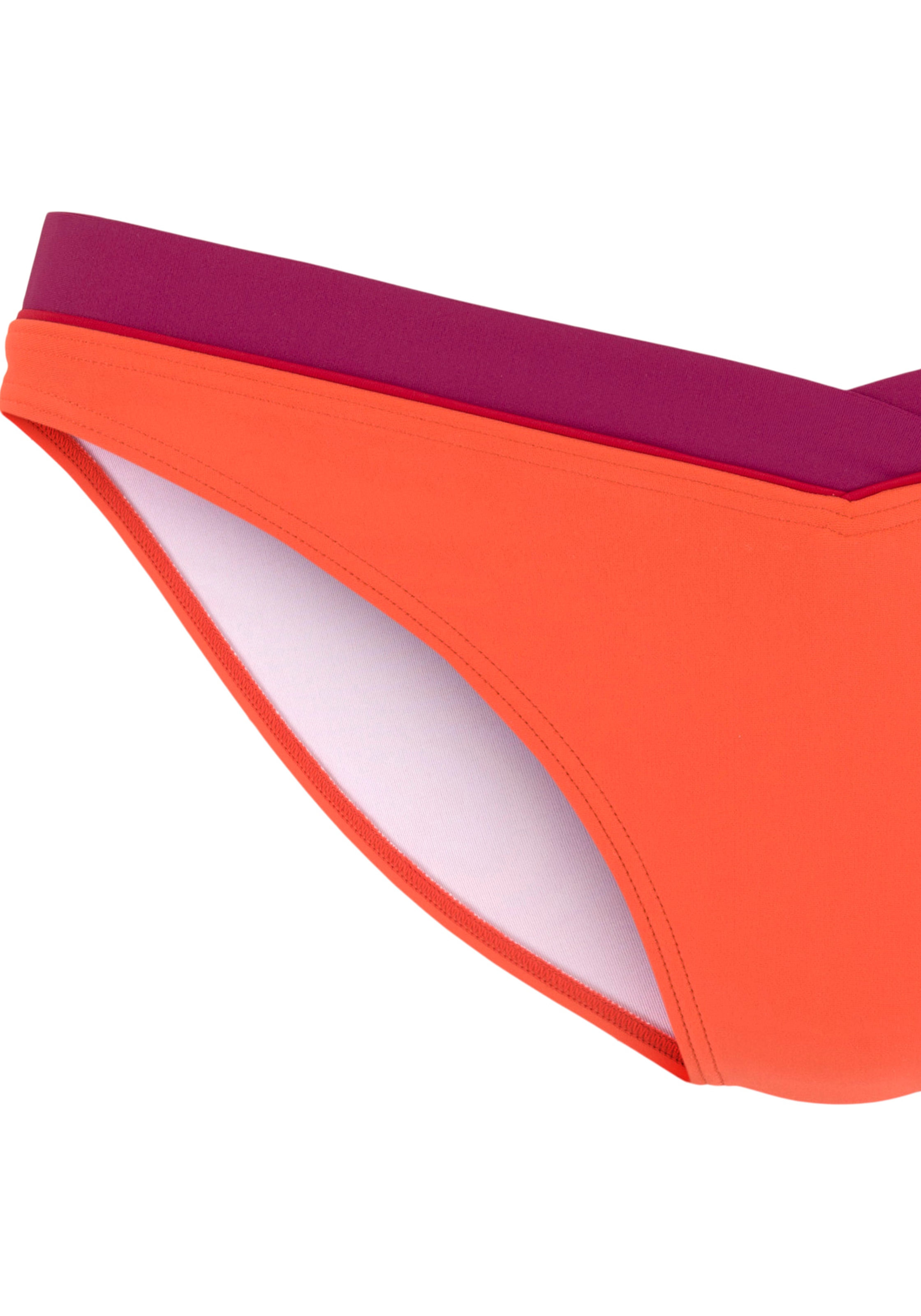 s.Oliver Bikini-Hose »Yella«, mit kontrastfarbenen Details und V-Bund