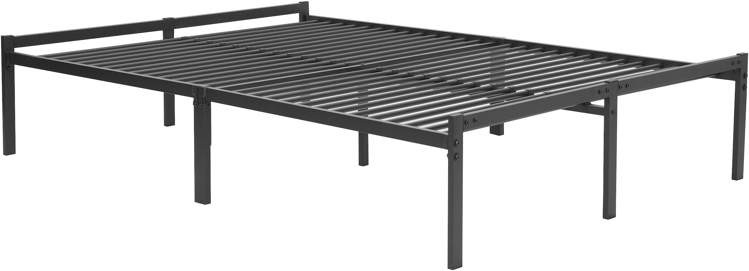 INOSIGN Metallbett »LIST Bett Bettgestell Bettrahmen Einzelbett Doppelbett«, Bett mit 26 Lattenroste zum Schutz der Matratze