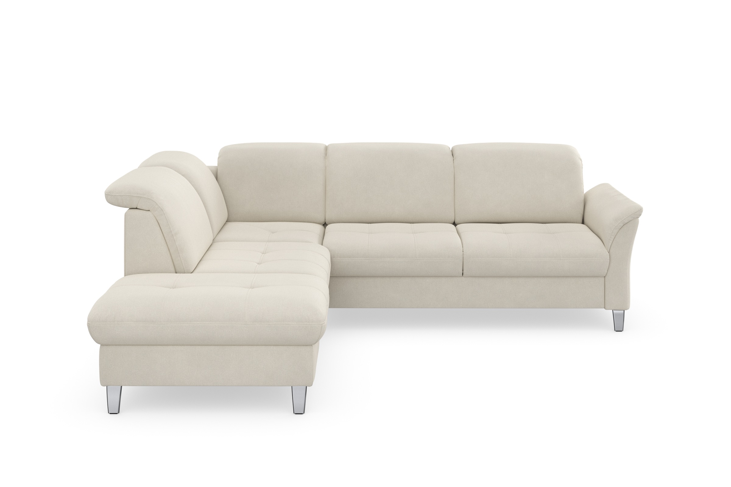 sit&more Ecksofa »Maggiore L-Form«, wahlweise mit Kopfteilverstellung, Bettfunktion und Stauraum