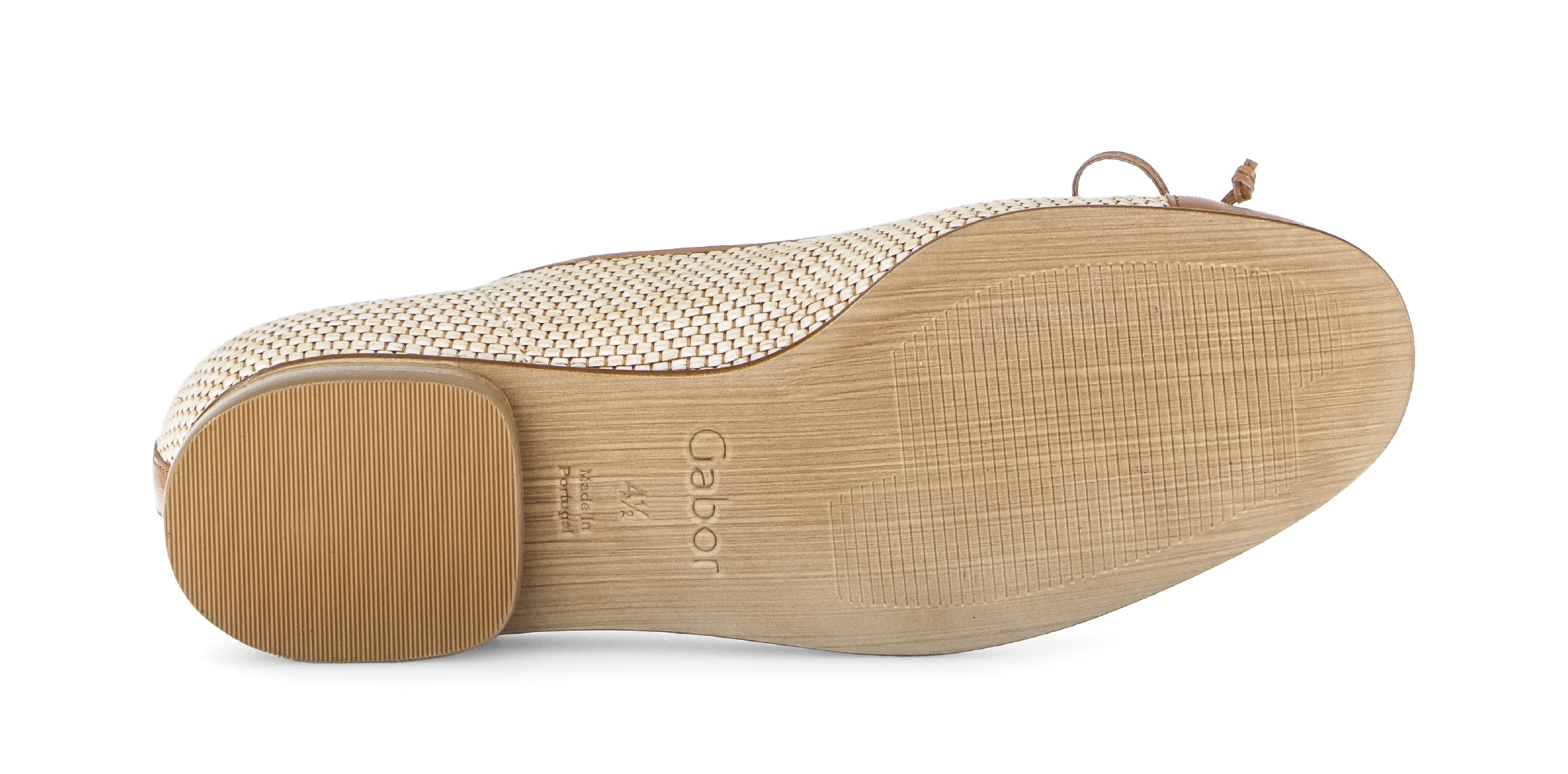 Gabor Ballerina  Blockabsatz, Businessschuh, Schupfschuh in runder Form