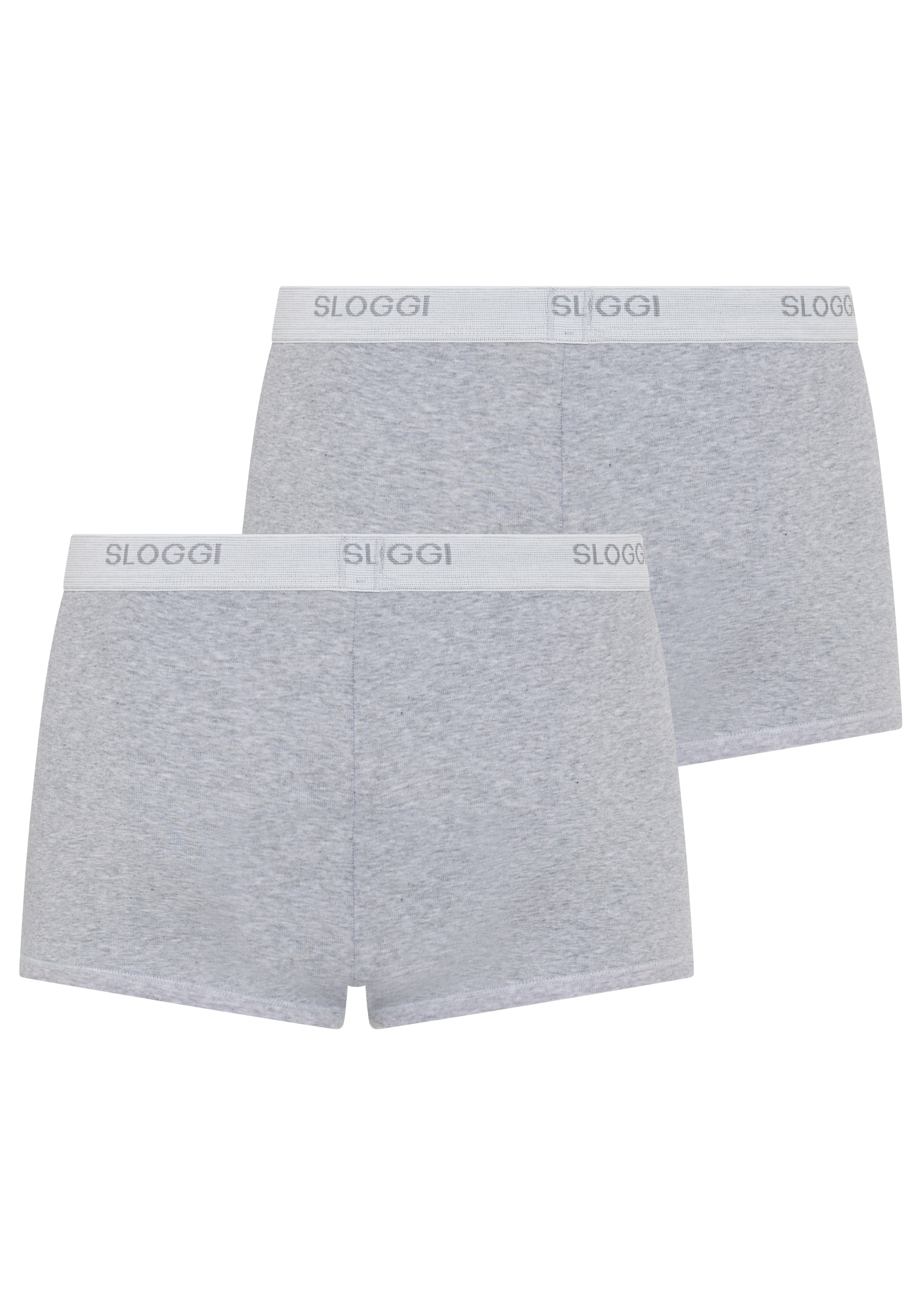 sloggi Boxershorts »Men Basic«, (2er Pack), Single Jersey, Baumwollmischung, ohne Eingriff