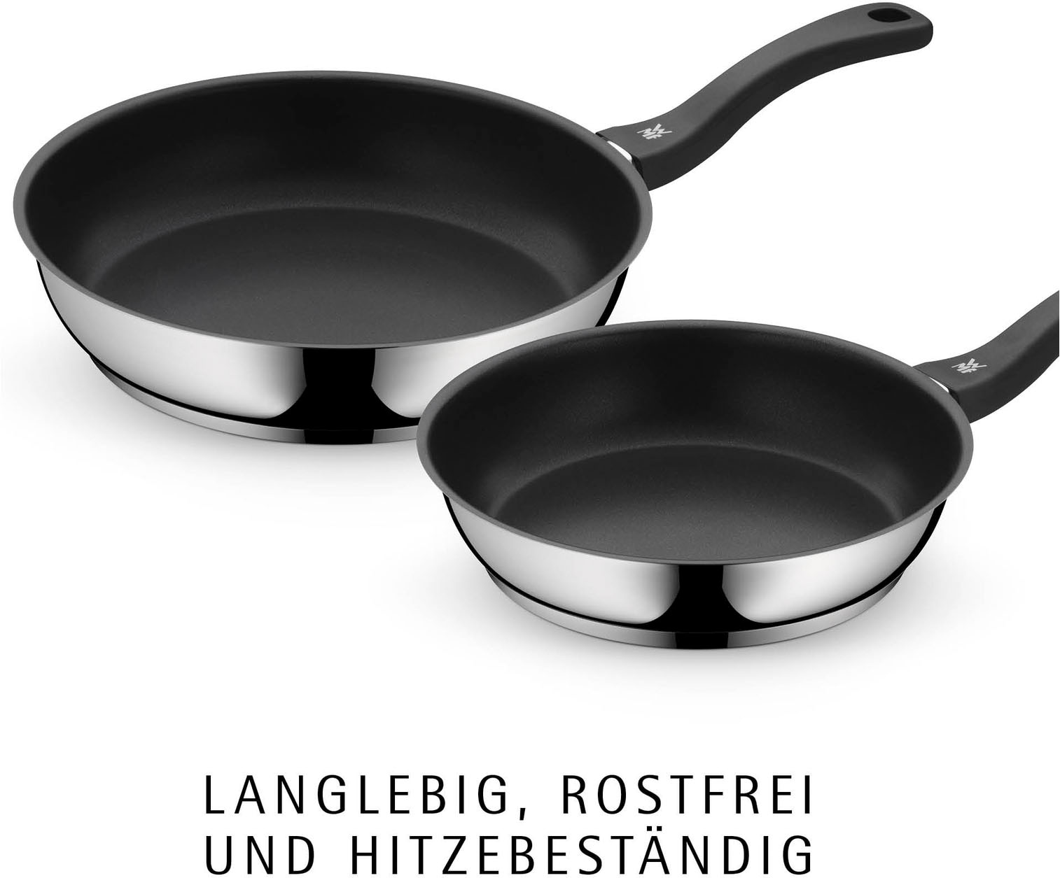 WMF Bratpfanne »Devil« Cromargan® Edelstahl Rostfrei 18/10 1 tlg. TransTherm®-Allherdboden, für alle Herdarten geeignet, Induktion