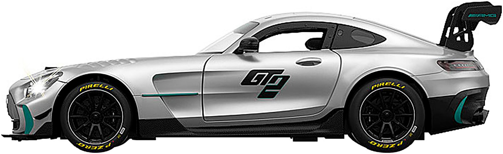 Jamara RC-Auto »Mercedes-AMG GT2 silber 2,4GHz« LED-Licht; Maßstab 1:14