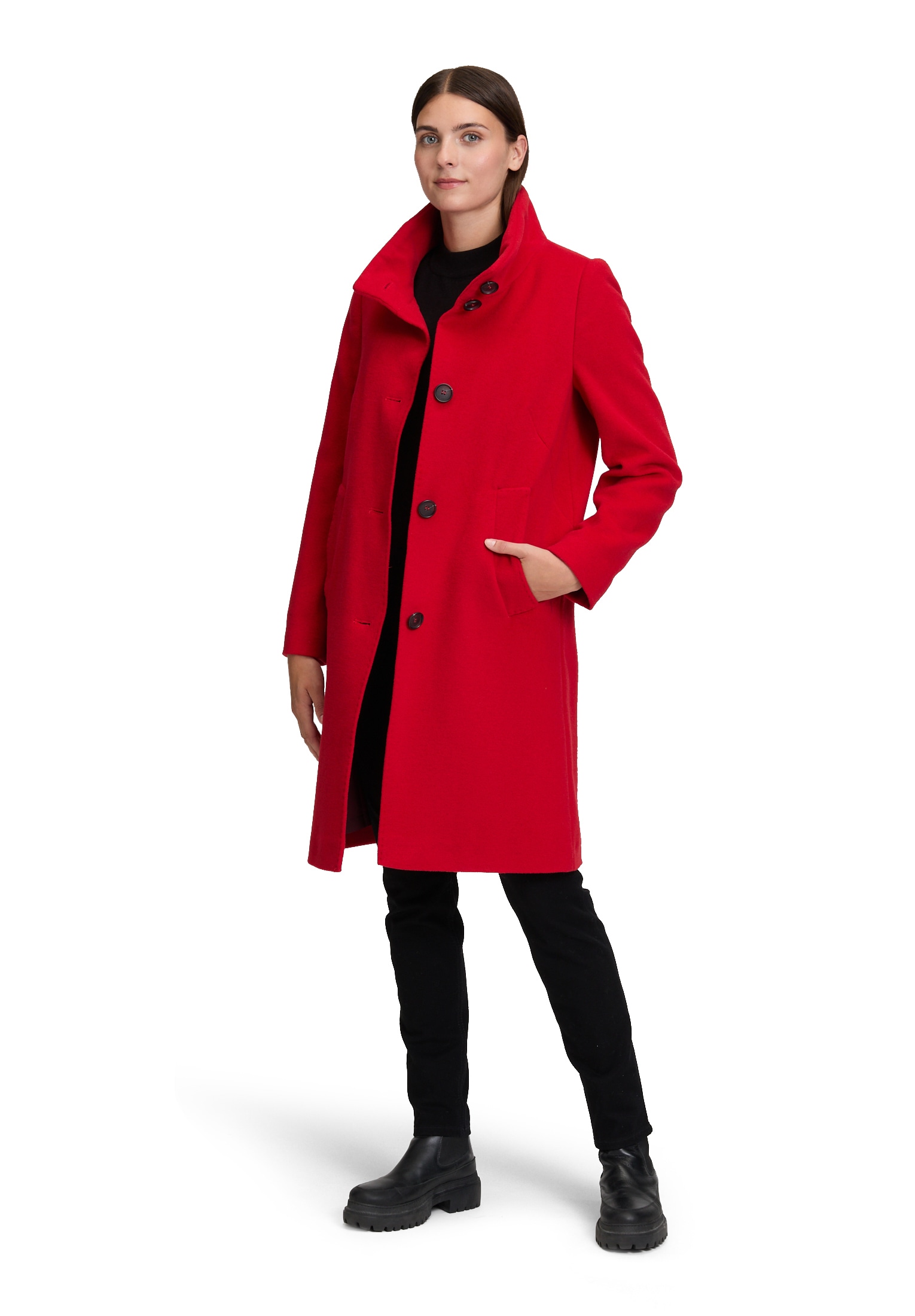 Betty Barclay Wolljacke »Wollmantel mit Kragen«