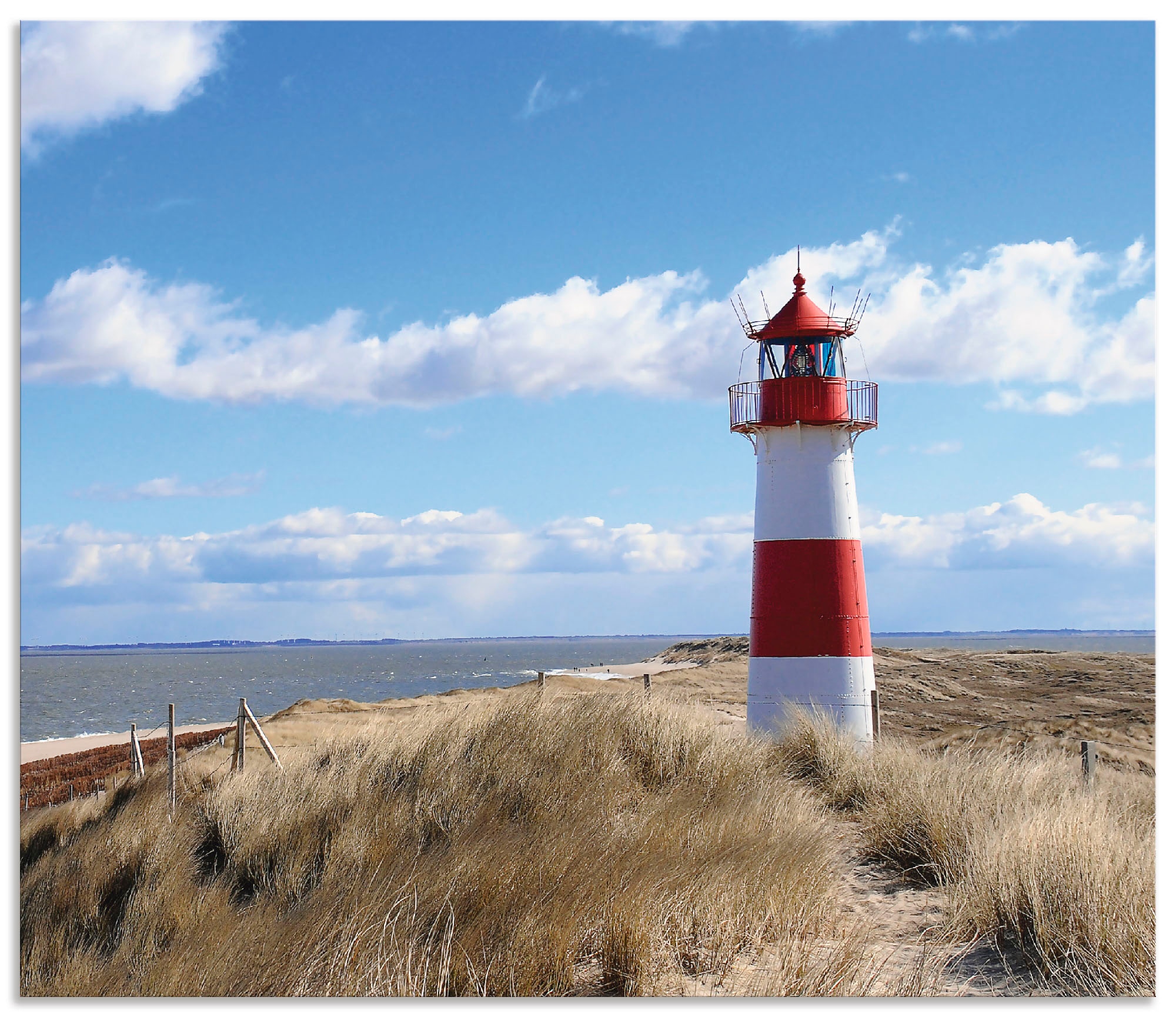 Artland Küchenrückwand »Leuchtturm Sylt«, (1 tlg.), Alu Spritzschutz mit Klebeband, einfache Montage