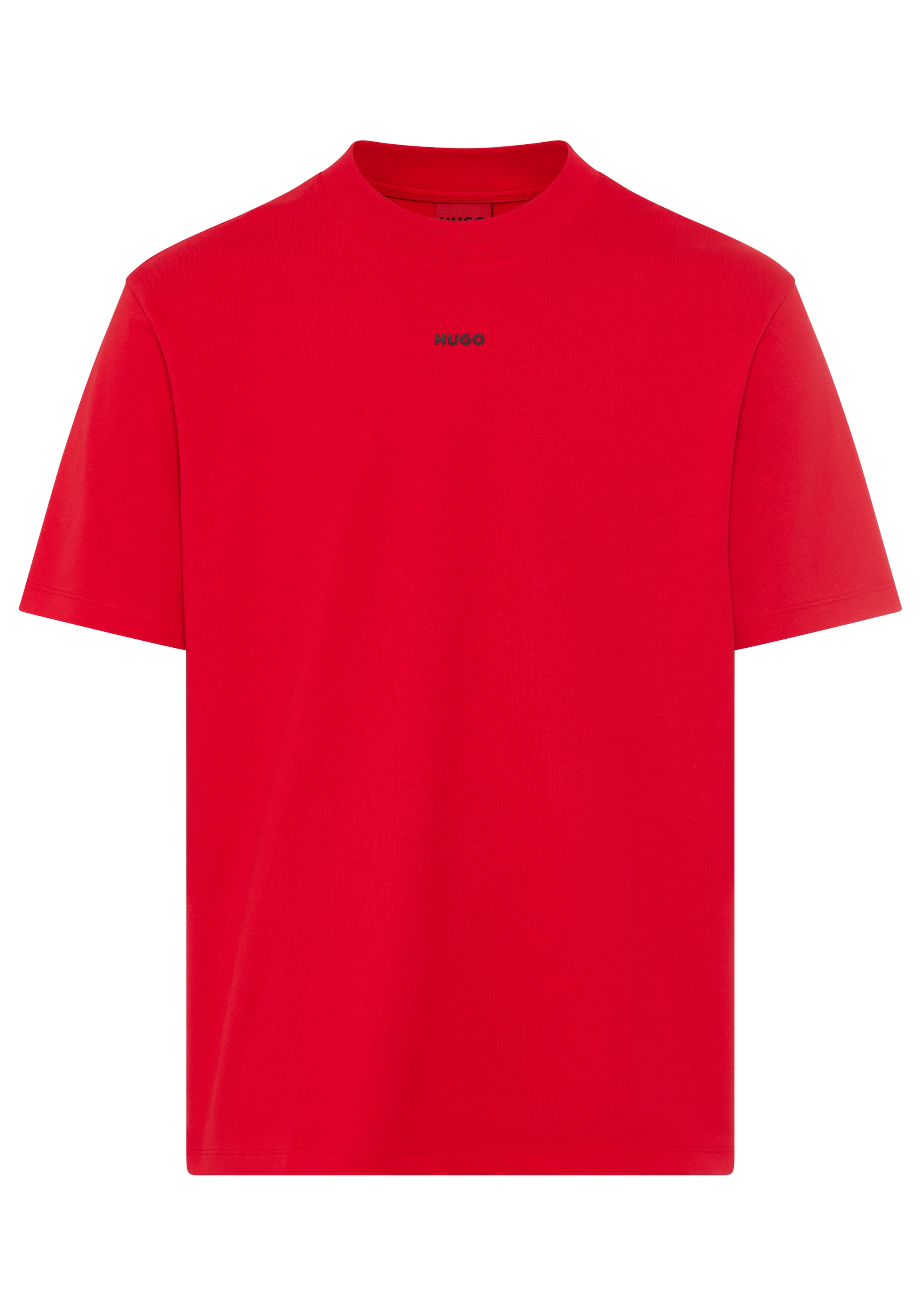 HUGO T-Shirt Rundhalsausschnitt, Relaxed Fit, Logo-Print