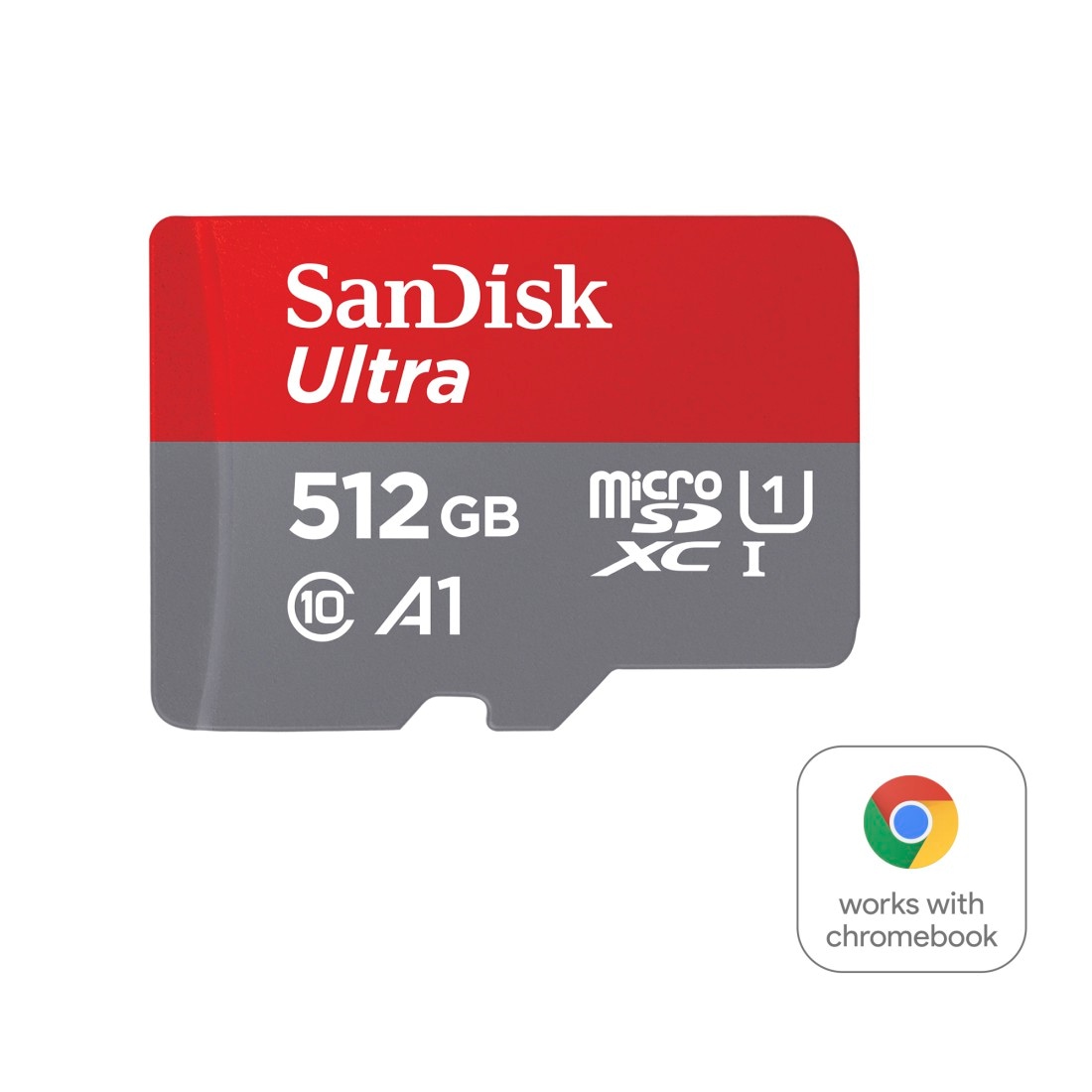 Sandisk Speicherkarte »microSDXC Ultra in grau, Größe 512 GB