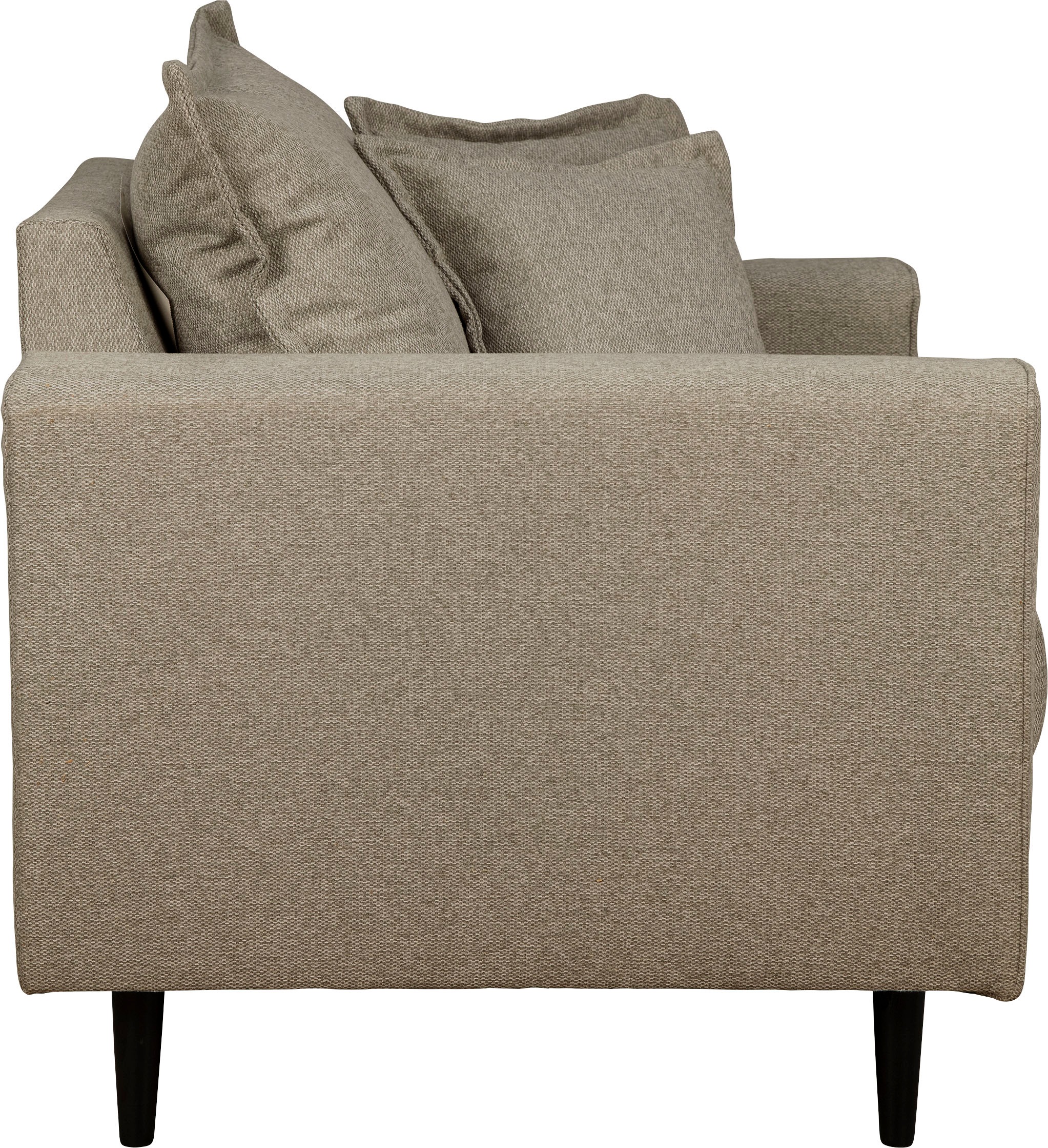 Home affaire Sessel »VEYRAS Loungesessel, Maße B/T/H: 95/84/76 cm«, mit Wellenunterfederung, incl. Kissen