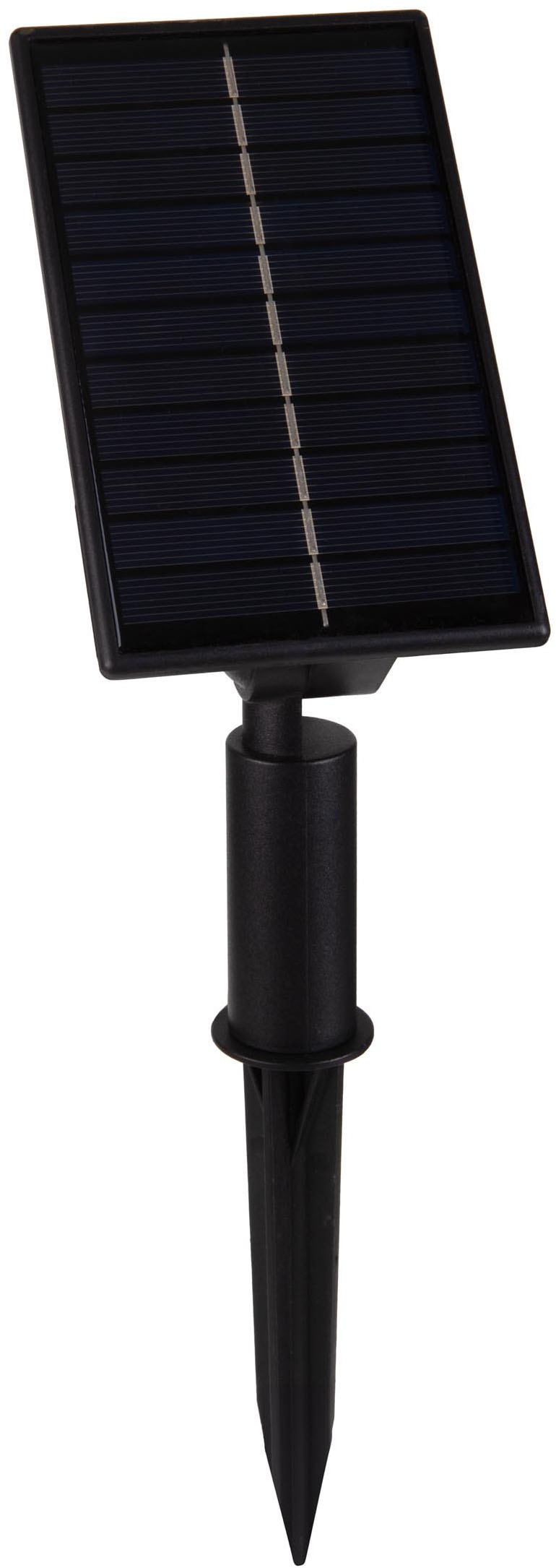 näve LED Solarleuchte »Nomi« LED-Modul 1 Stk. Warmweiß Erdspieß 6er Set, inkl. Dämmerungssensor, Abstrahlwinkel: 90°, schwarz