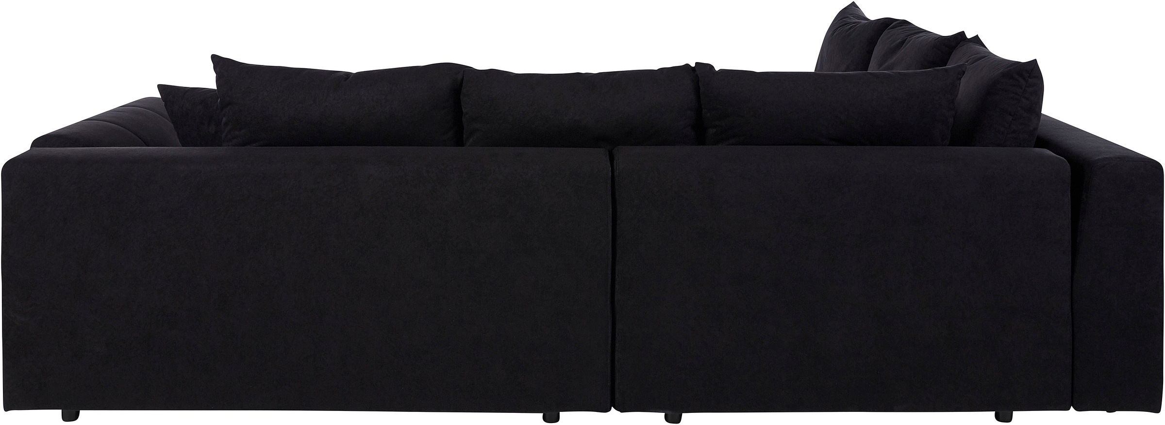INOSIGN Ecksofa »Rom L-Form«, Steppung im Sitzbereich, Federkern-Polsterung