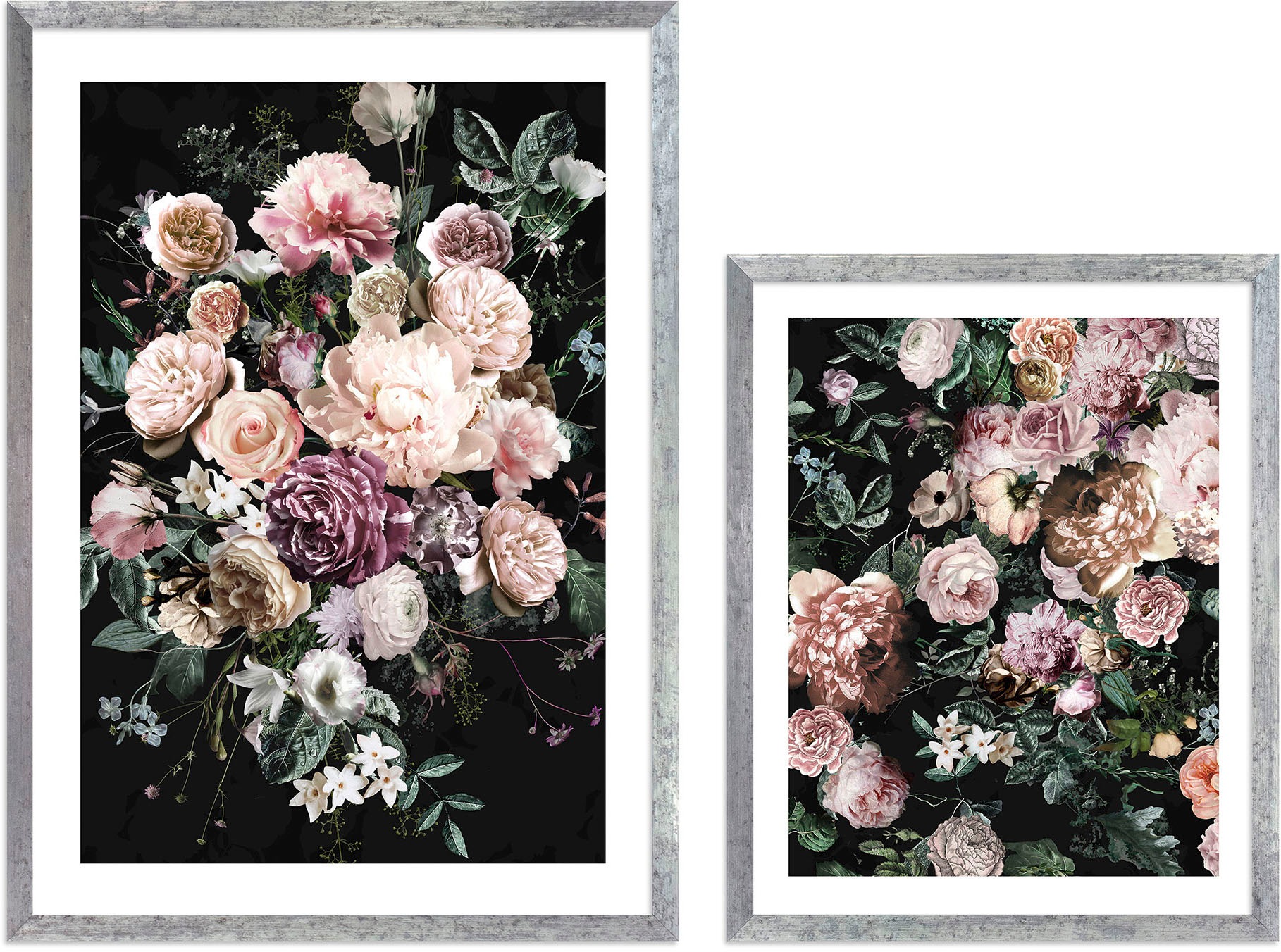 Komar Bild mit Rahmen »Charming« 2 Stk. tlg. maschinell in bunt