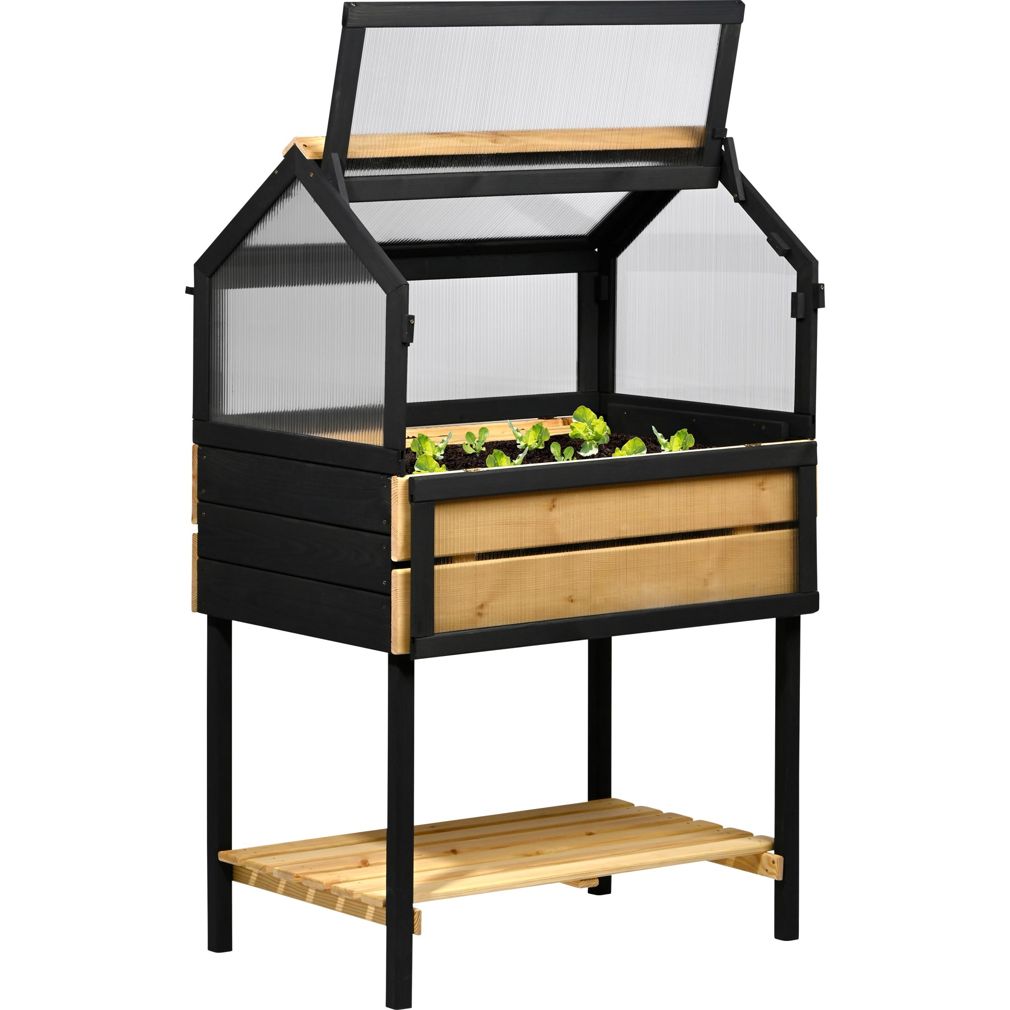 dobar Hochbeet »"Vierjahreszeiten" Gr. L« Das Hochbeet ist ca. 76 x 48 x 118 cm (L x B x H) groß