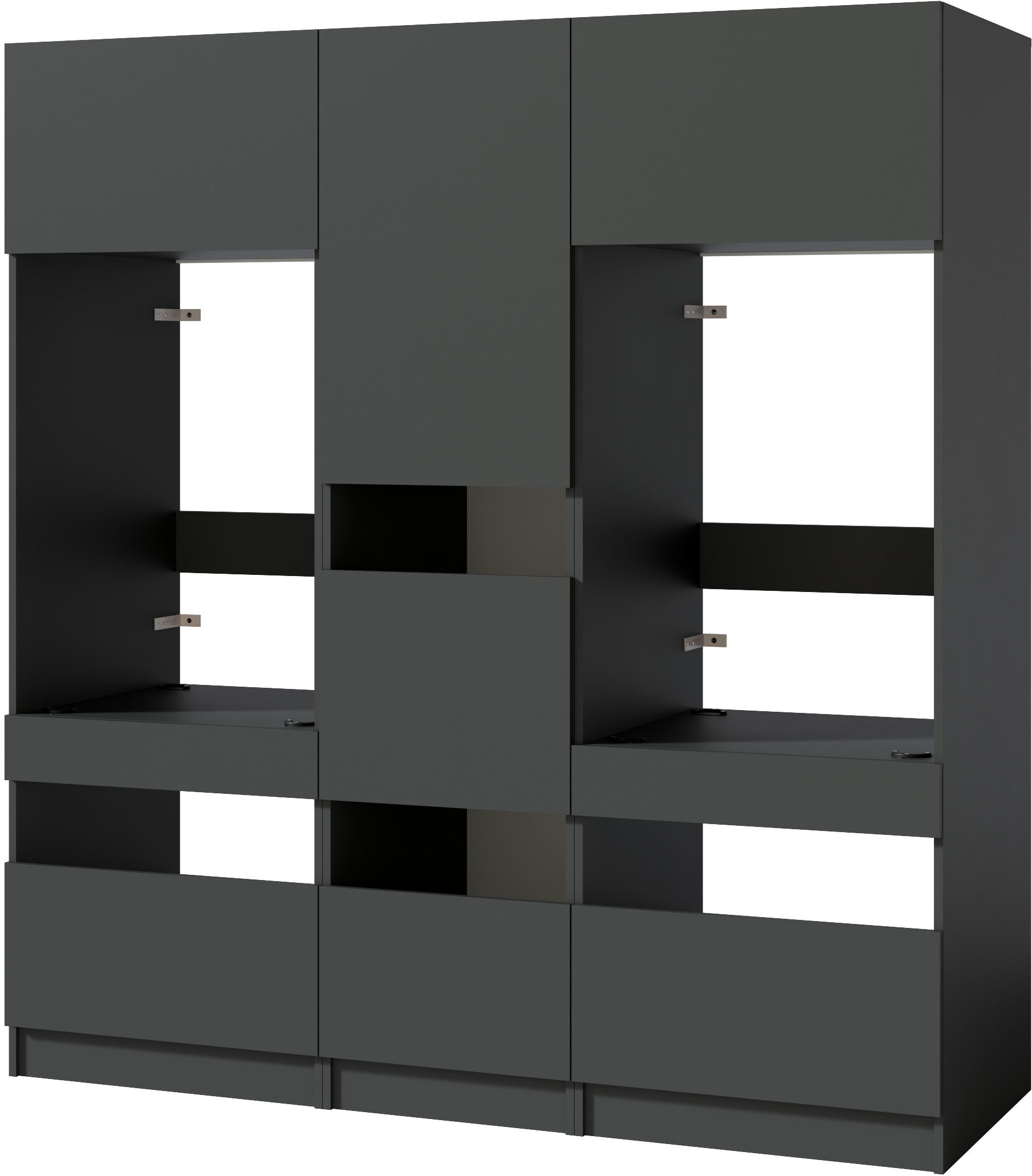 BASIC by Balculina Mehrzweckschrank-Set »Washhome B/T/H 186x68x200 cm« 3 Stk. tlg.