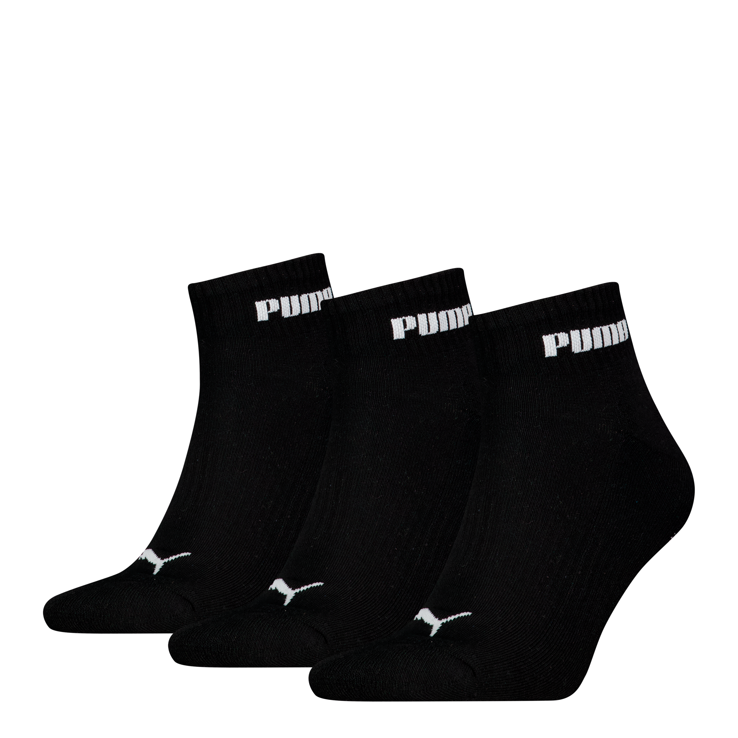 PUMA Kurzsocken »PUMA UNISEX CUSHIONED NEXT QUARTER 3P« 3 Paar, 3 Paar tlg. mit gepolsterter Sohle