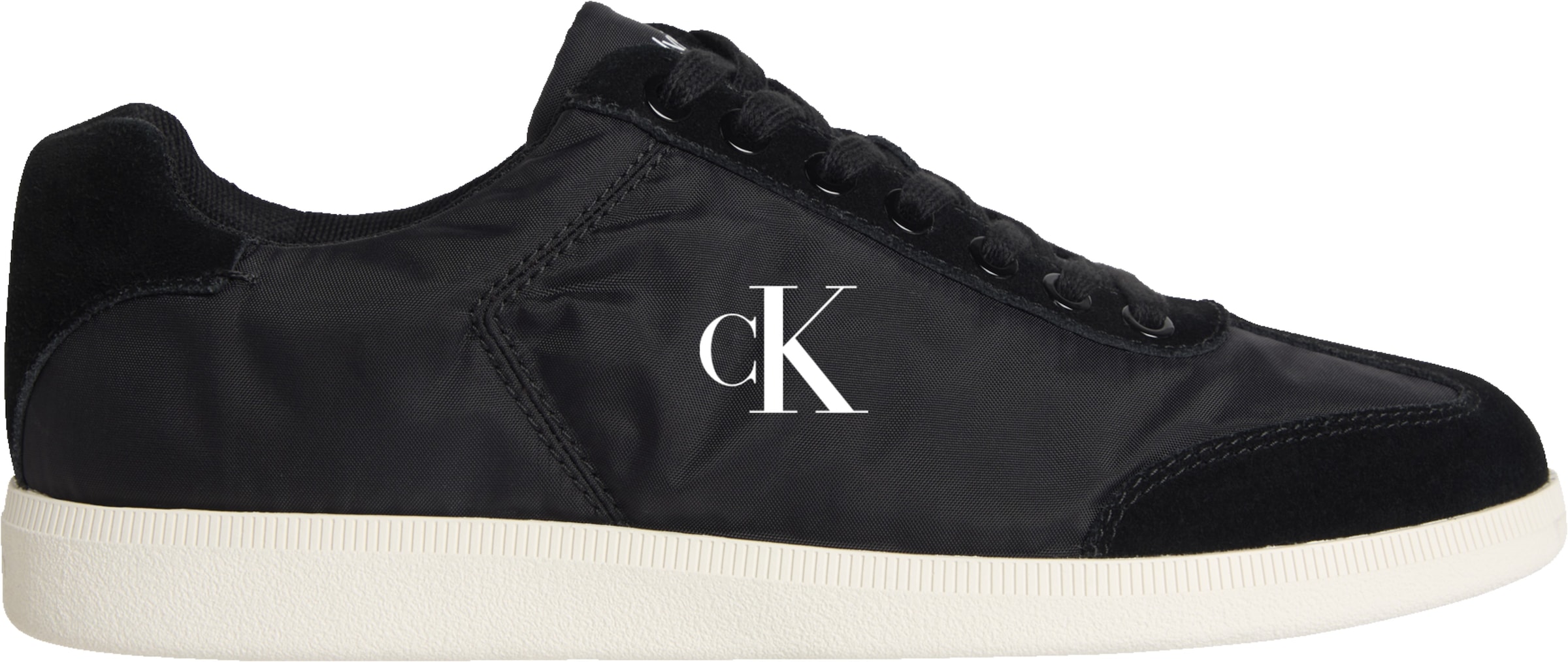 Calvin Klein Sneaker »LOW CUPSOLE LACEUP SU«  Schnürschuh, Halbschuh, Freizeitschuh im Materialmix