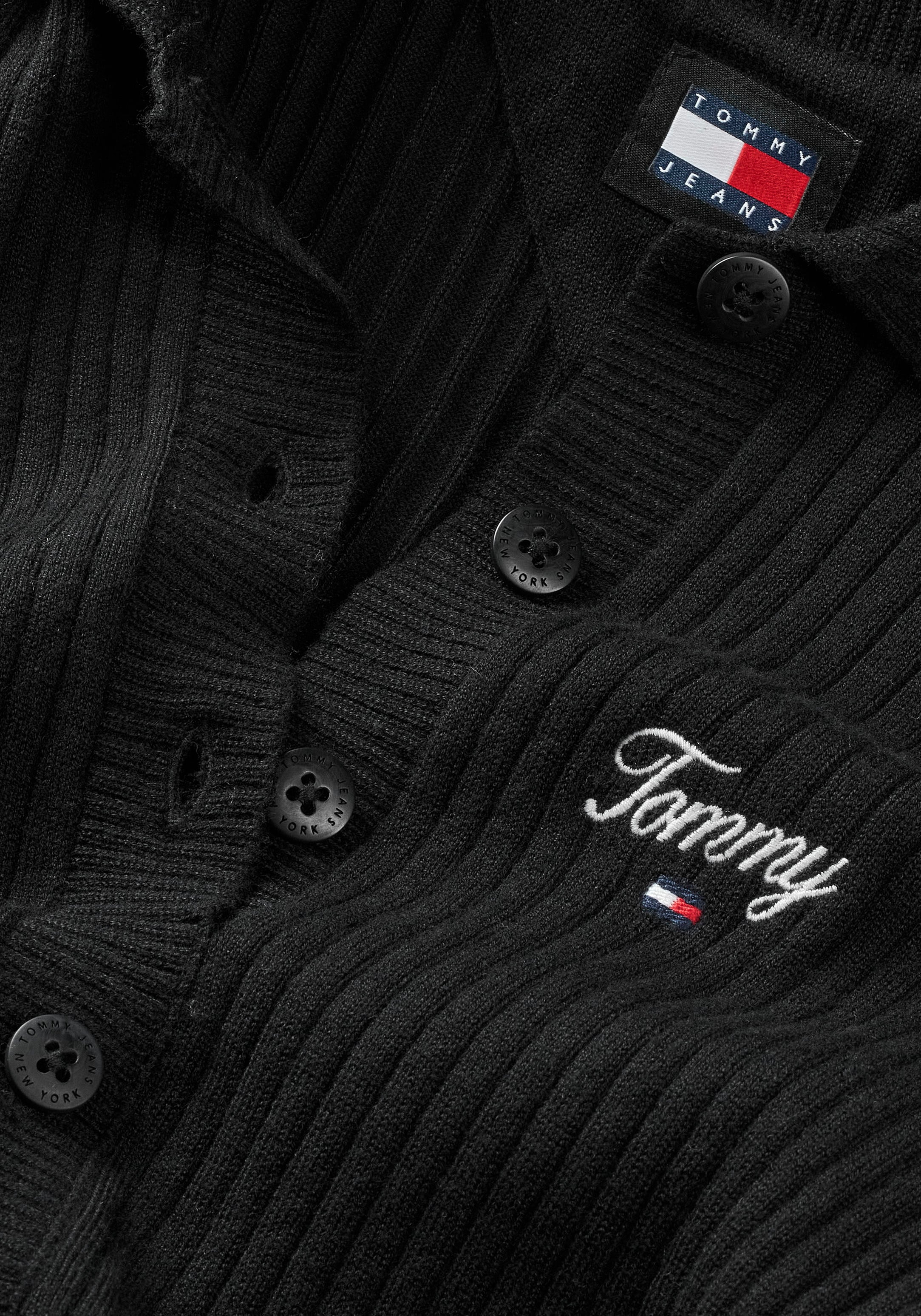 Tommy Jeans Polokleid »TJW SCRIPT POLO SWEATER DRESS«, mit Tommy Jeans Script Logo-Schriftzug