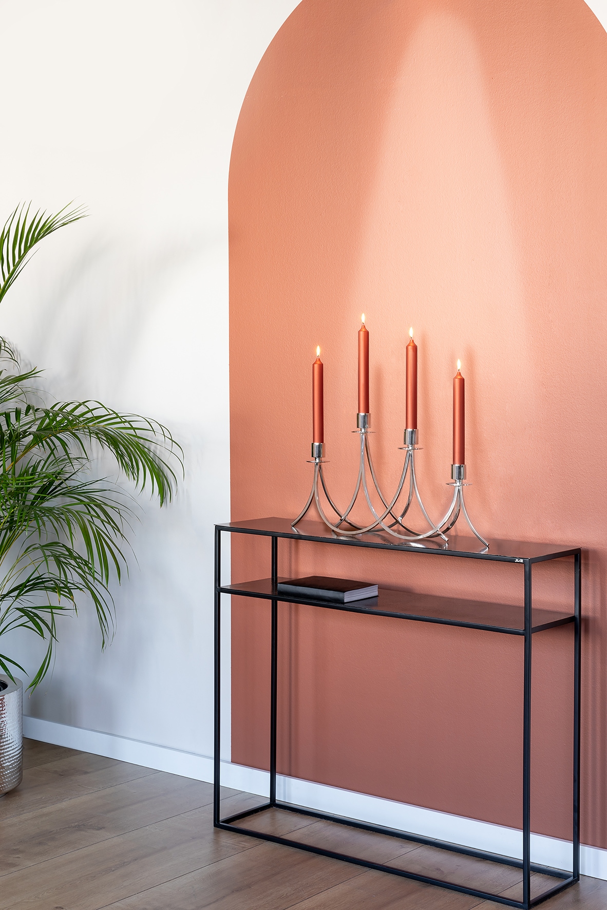 Fink Kerzenleuchter »LILANA« für Stabkerzen, 4-flammig, vernickelt