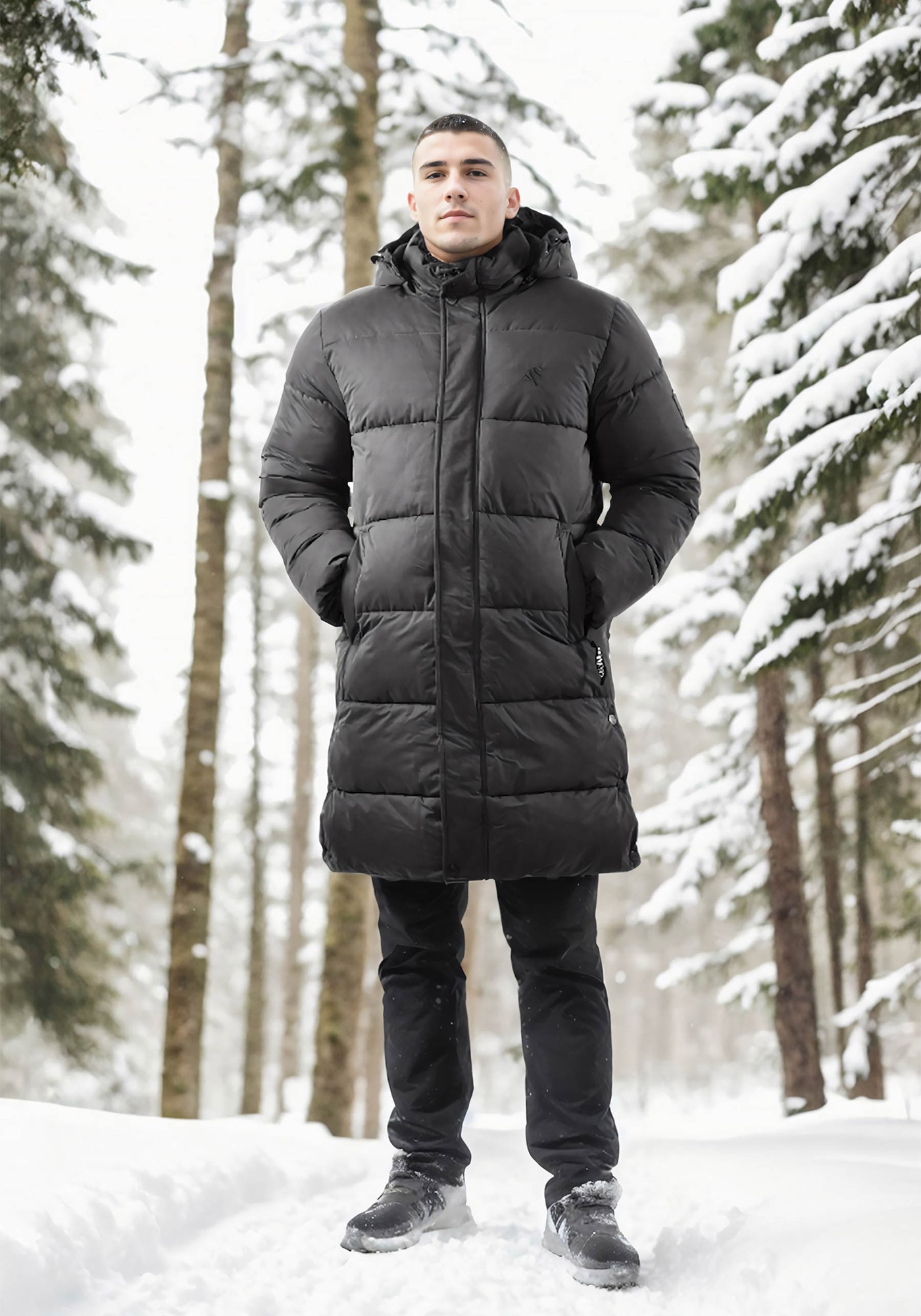 Alessandro Salvarini Winterjacke »Alessandro Salvarini Herren Winter Parka gesteppt AS425«