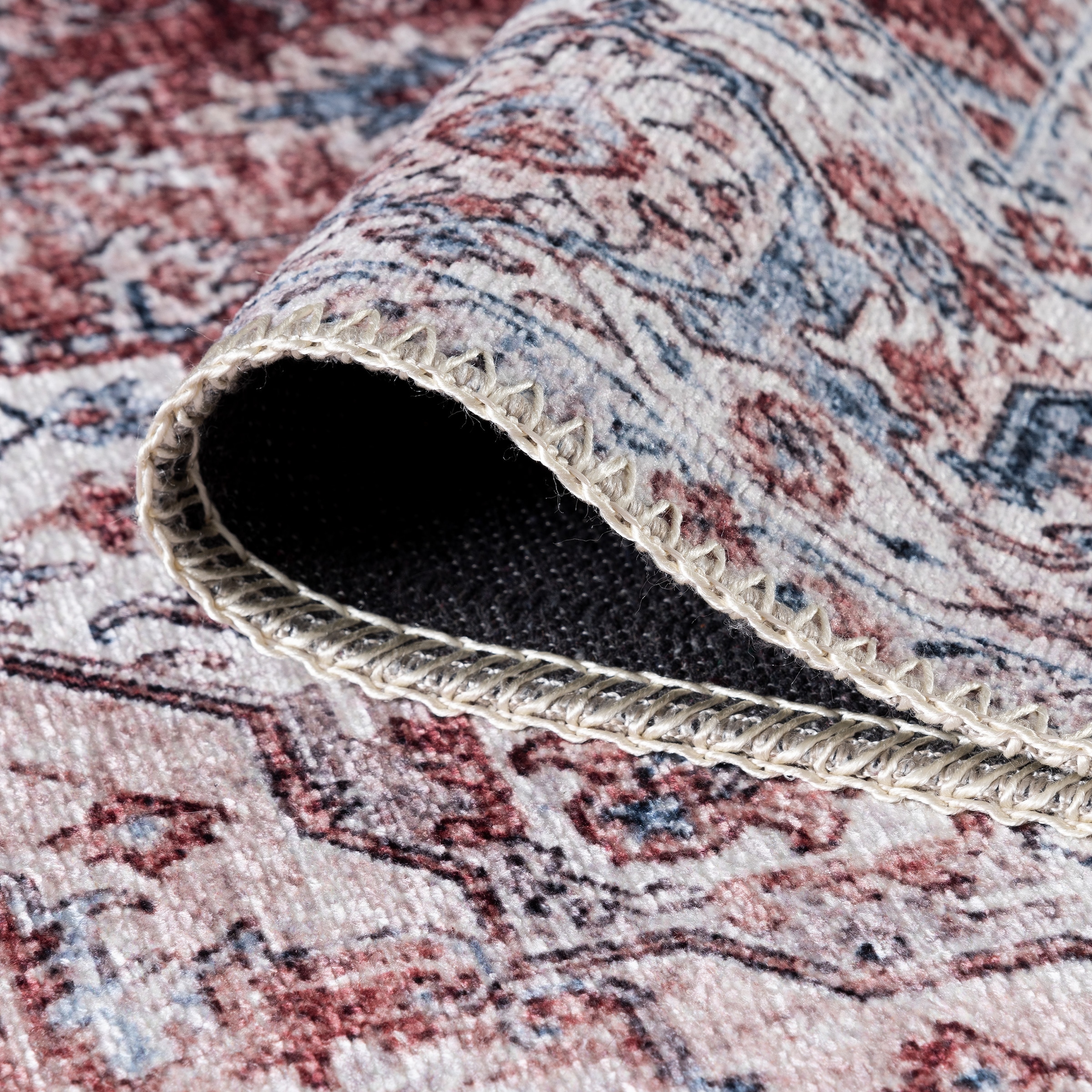 Sehrazat Teppich »Vintage 3540 , auch als Läufer« rechteckig 5 mm Höhe waschbare Vintage Teppiche, Kurzflor