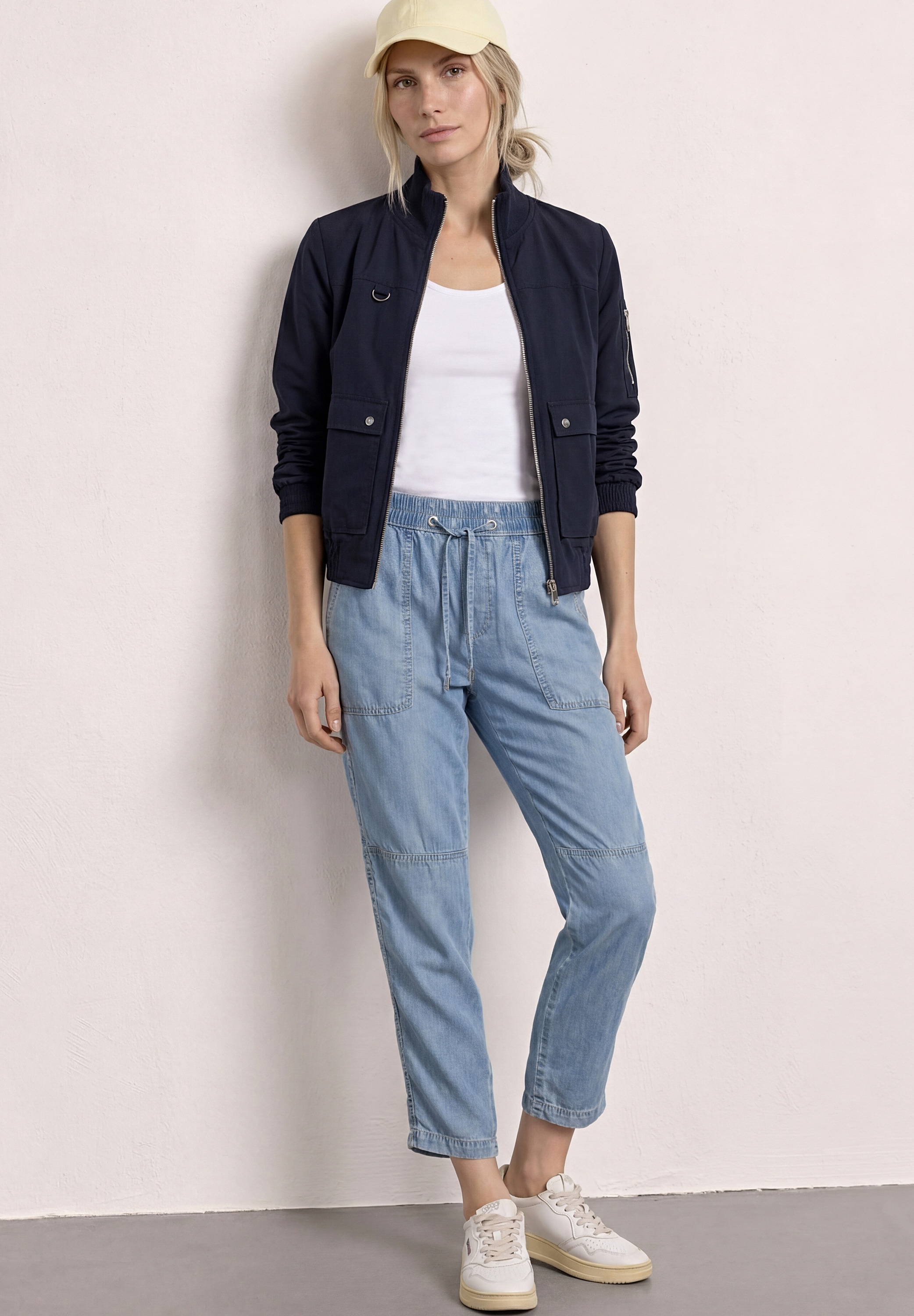 STREET ONE Stoffhose »Style Bonny«  mit elastischem Bund