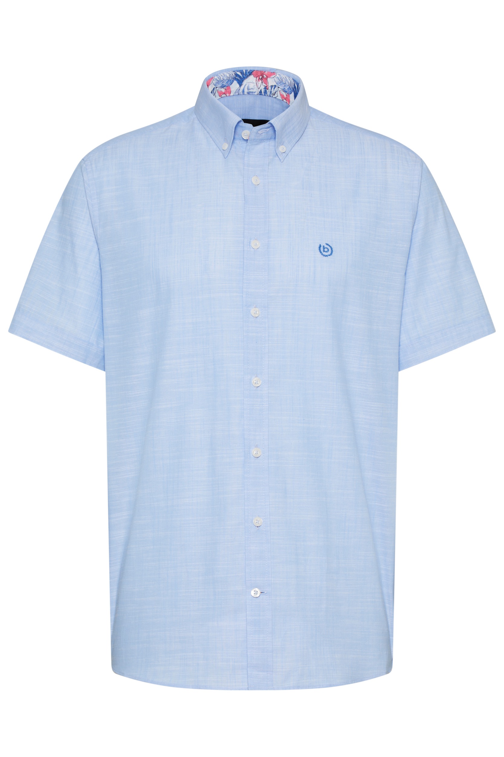 bugatti Kurzarmhemd, mit Button-Down-Kragen