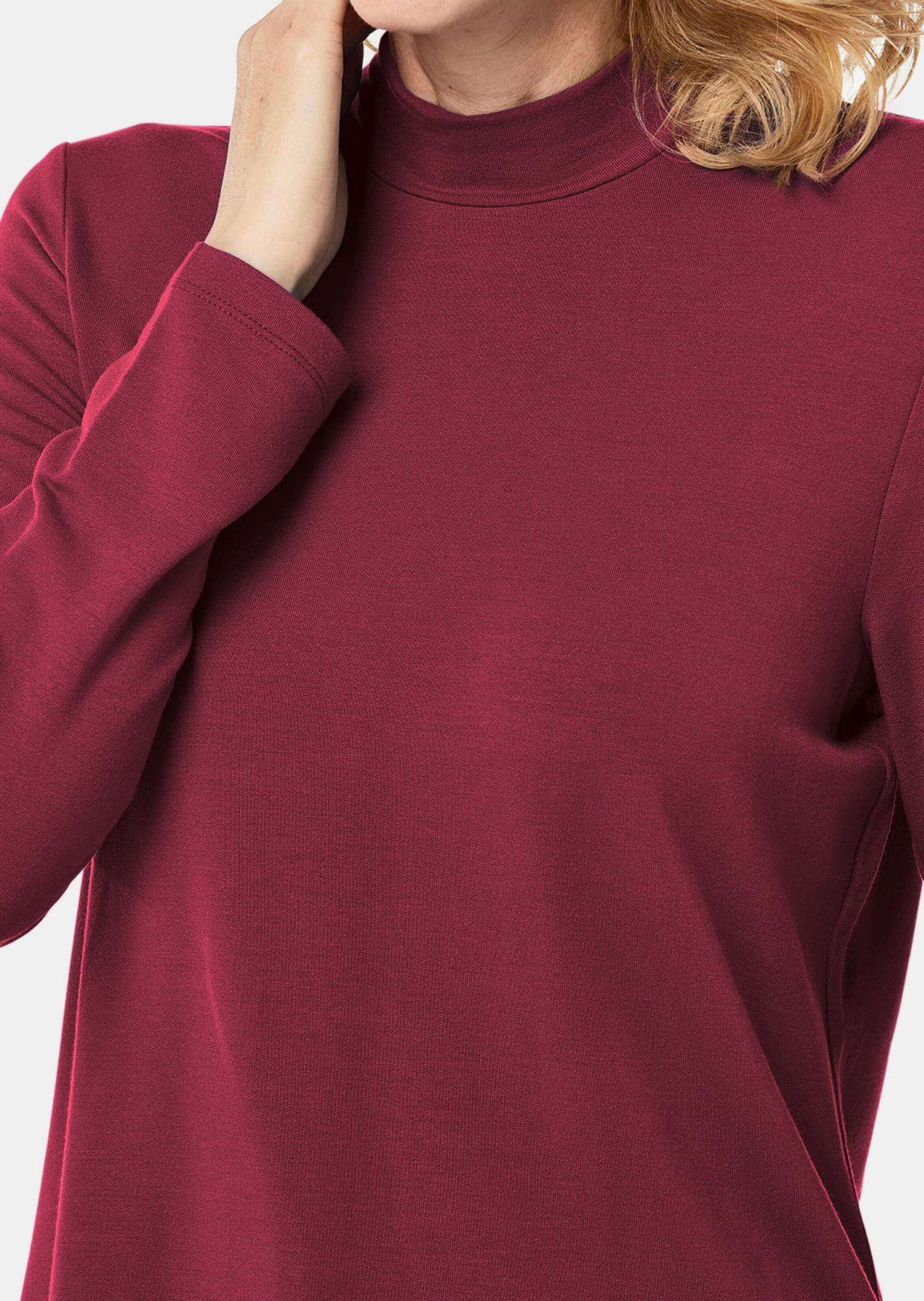 GOLDNER Longpullover »Stehkragenshirt mit Langarm«