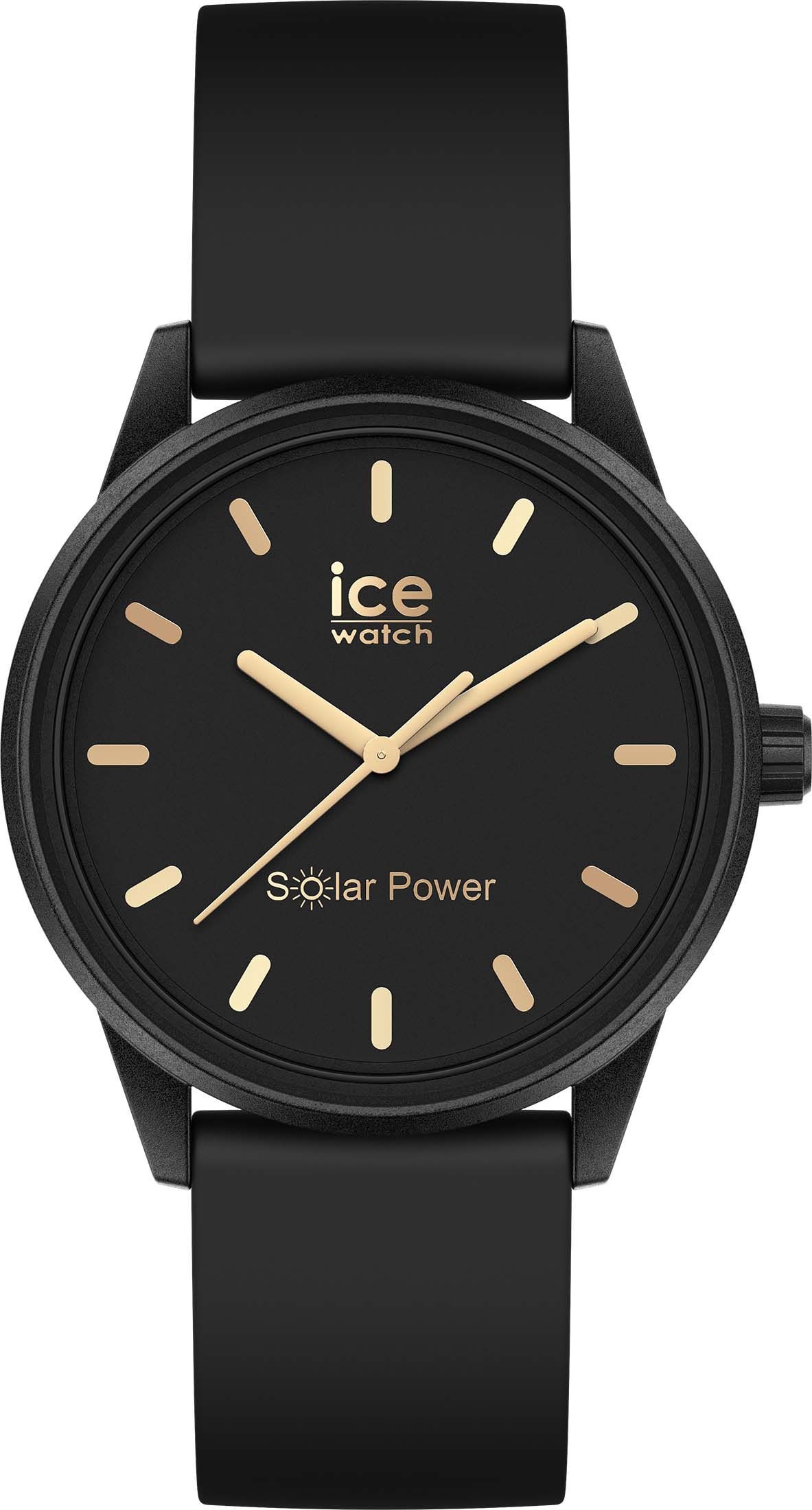ice-watch Solaruhr »ICE Solar power-Black gold S, 020302«