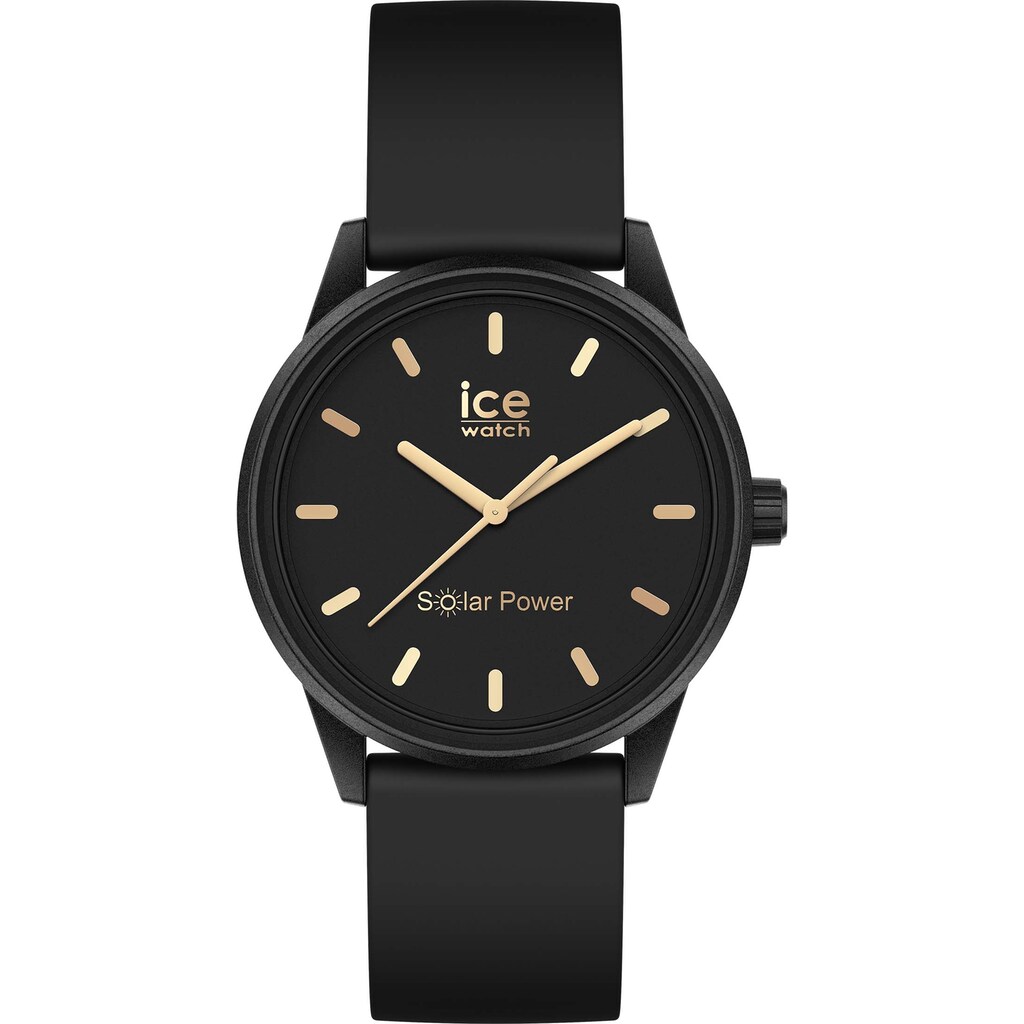 ice-watch Solaruhr »ICE Solar power-Black gold S, 020302«