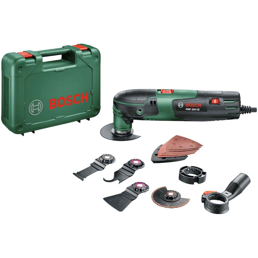 Bosch Home & Garden Elektro-Multifunktionswerkzeug »PMF 220 CE«, (Set)