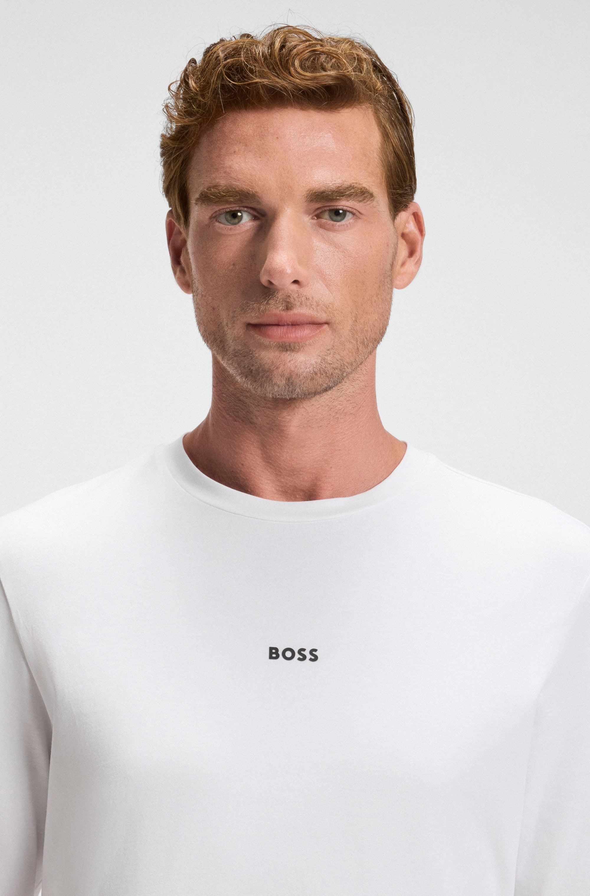 BOSS ORANGE Langarmshirt »TChark«, mit Rundhalsausschnitt