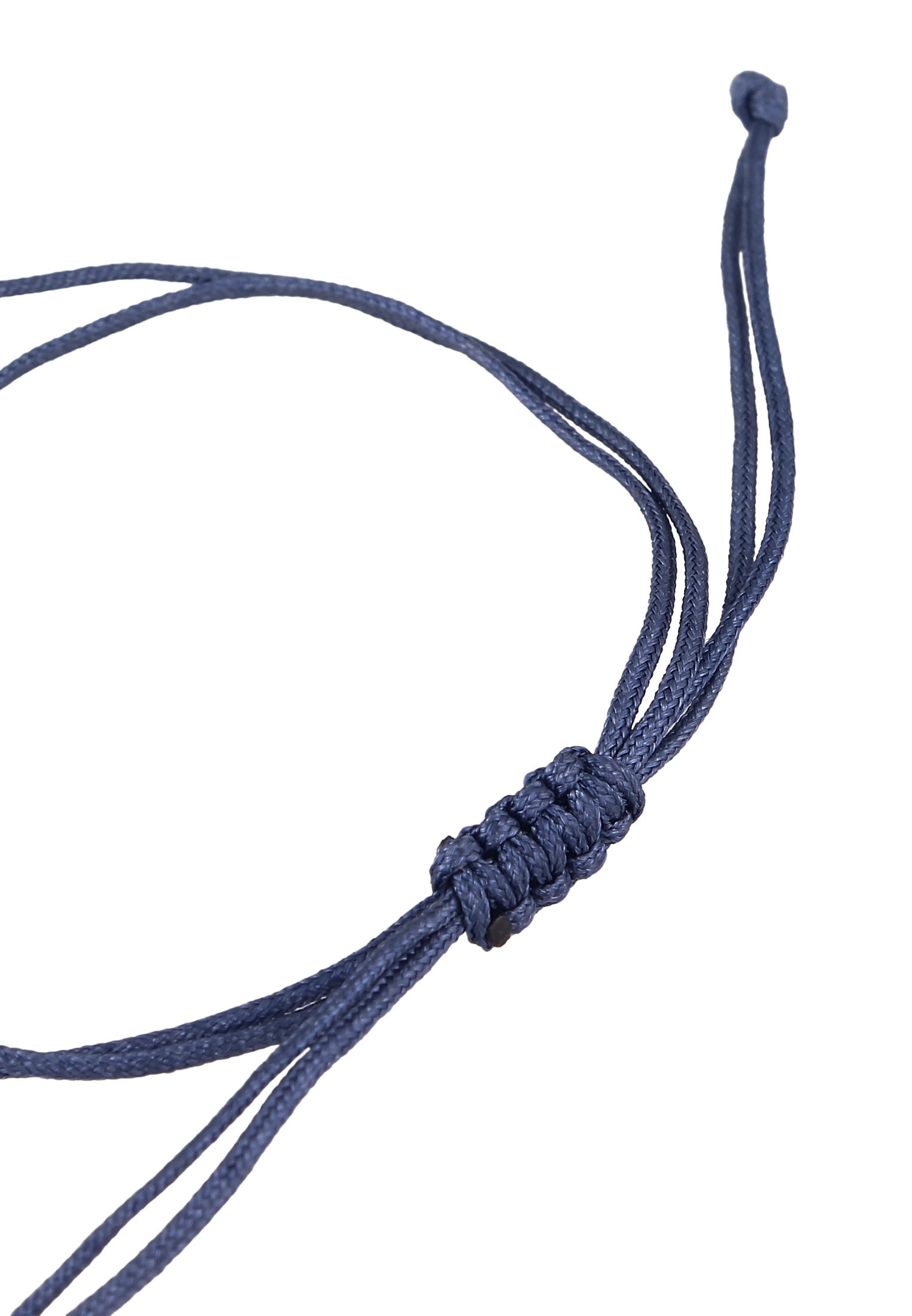 Elli Armkette »Armband Schleife Nylon Blau 925 Sterling Silber«
