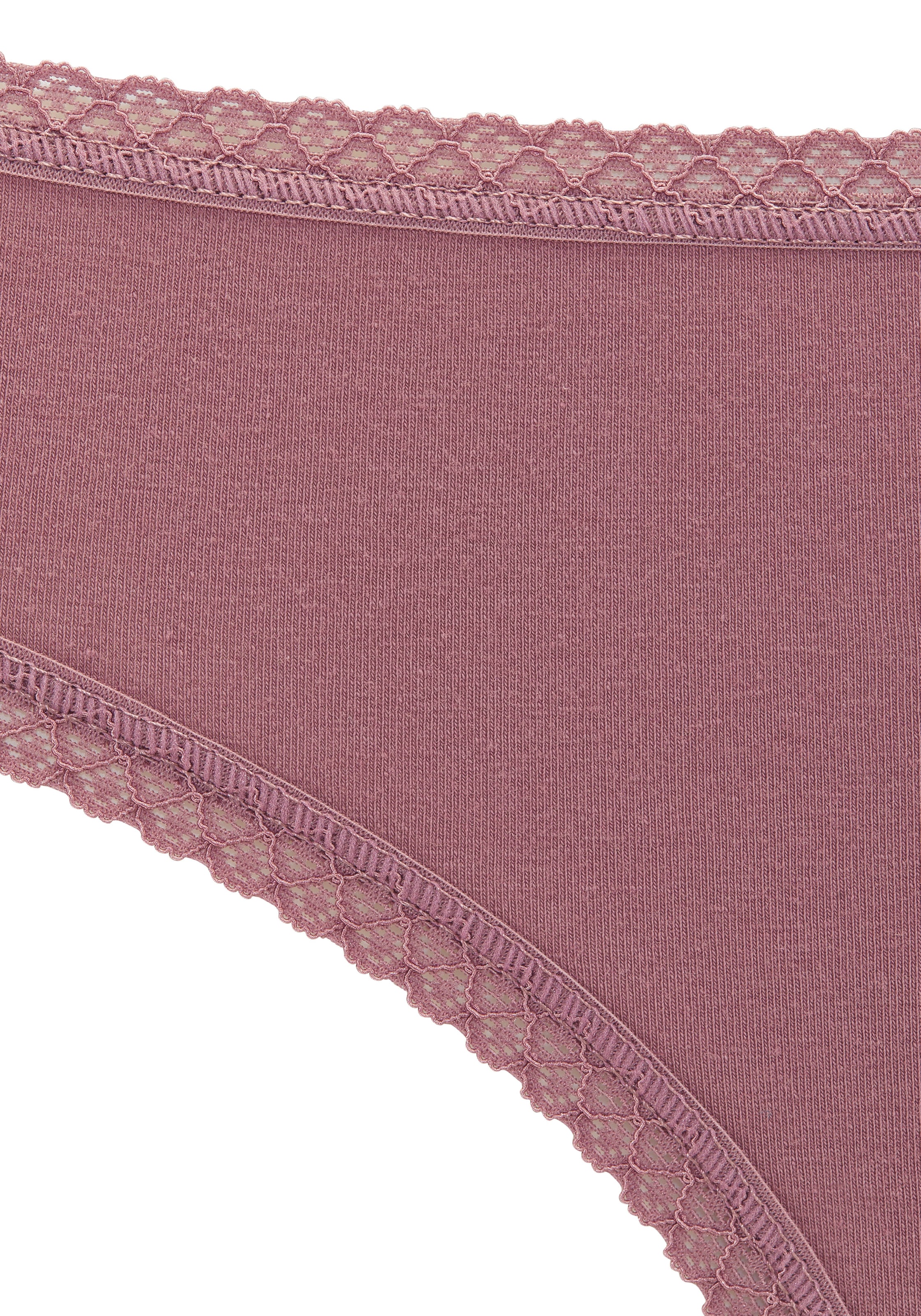 Vivance Jazz-Pants Slips 7er-Pack,  aus weicher Baumwollqualität mit feiner Spitzeneinfassung