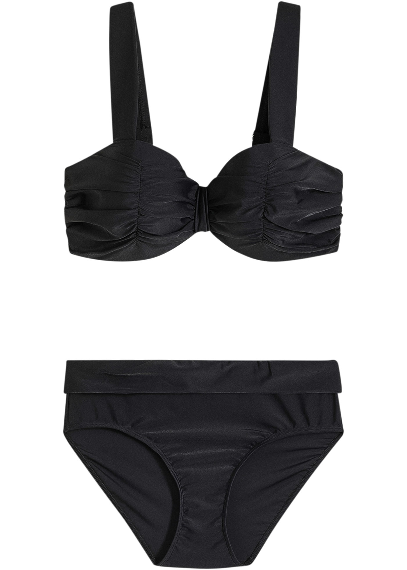 bonprix Balconette-Bikini »Balconette-Bikini mit gepolsterten Trägern (2-tlg.Set)« Set, 2,  Balconette-Bikini mit gepolsterten Trägern (2-tlg.Set)