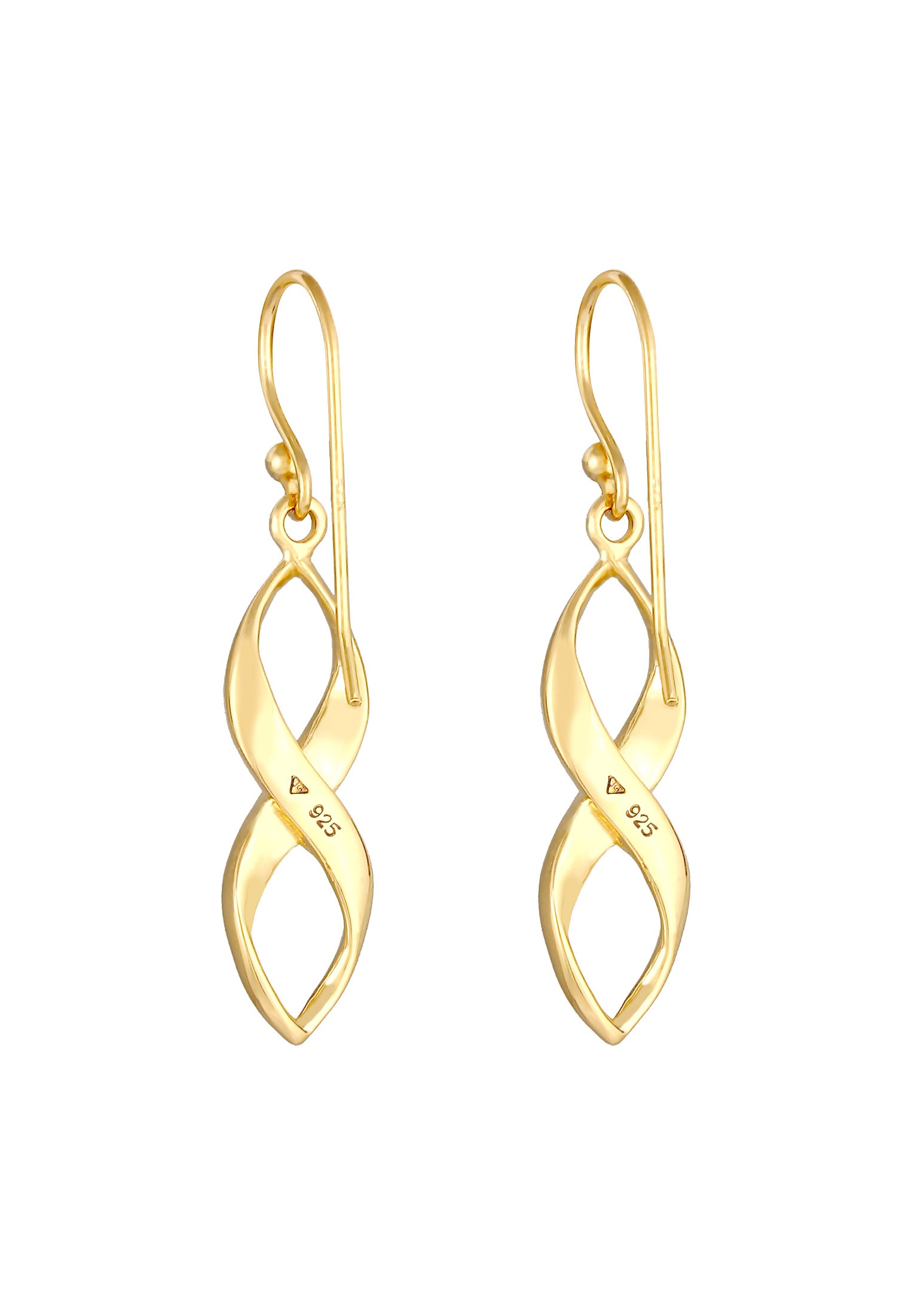 Elli Paar Ohrhänger »Ohrringe Hänger Infinity Zart 925 Silber, mit Kristallen von Swarovski®«