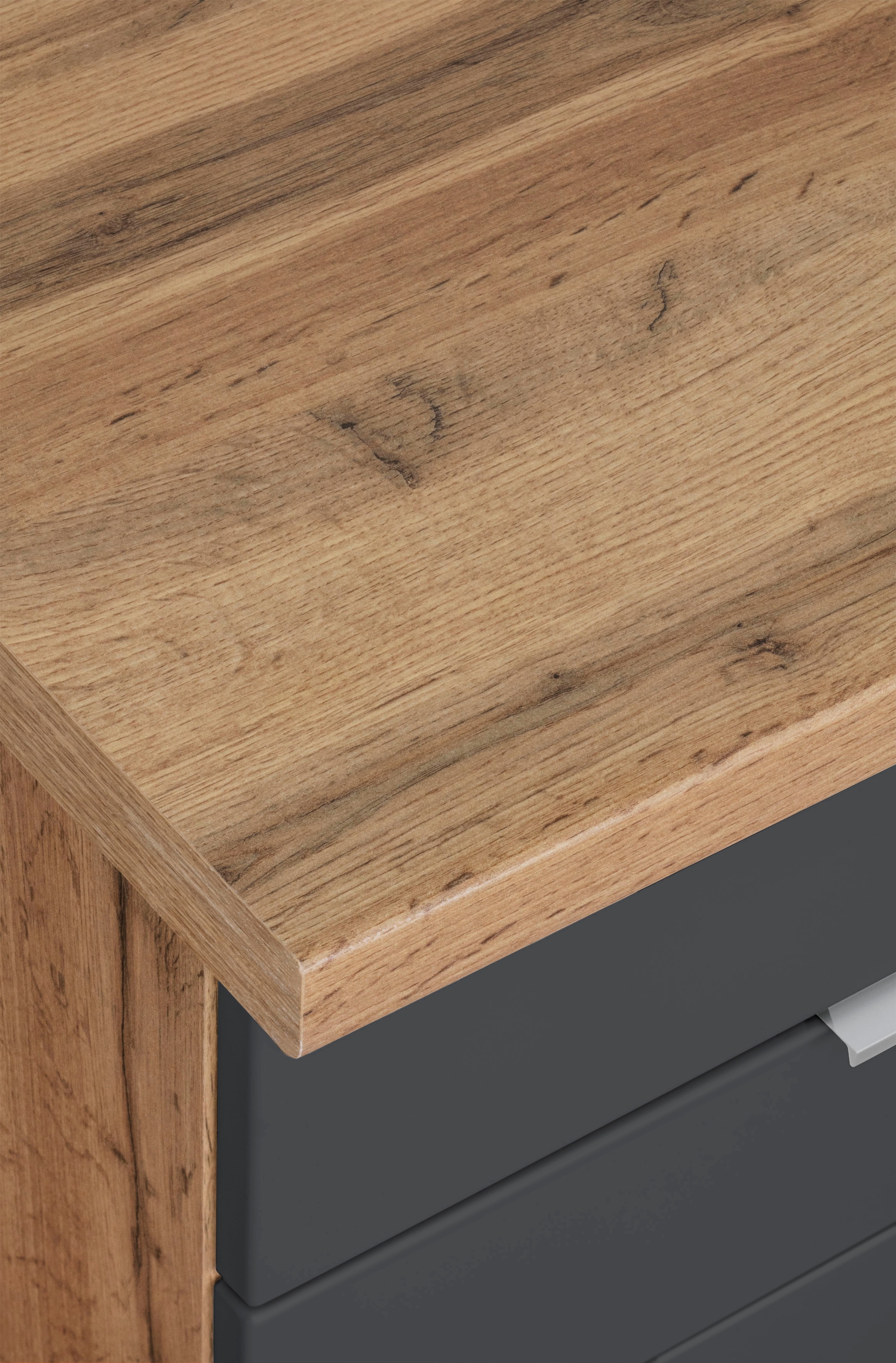 KOCHSTATION Winkelküche »KS-Luhe« Stellbreite 240x270 cm, wahlweise mit oder ohne E-Geräten, MDF-Fronten