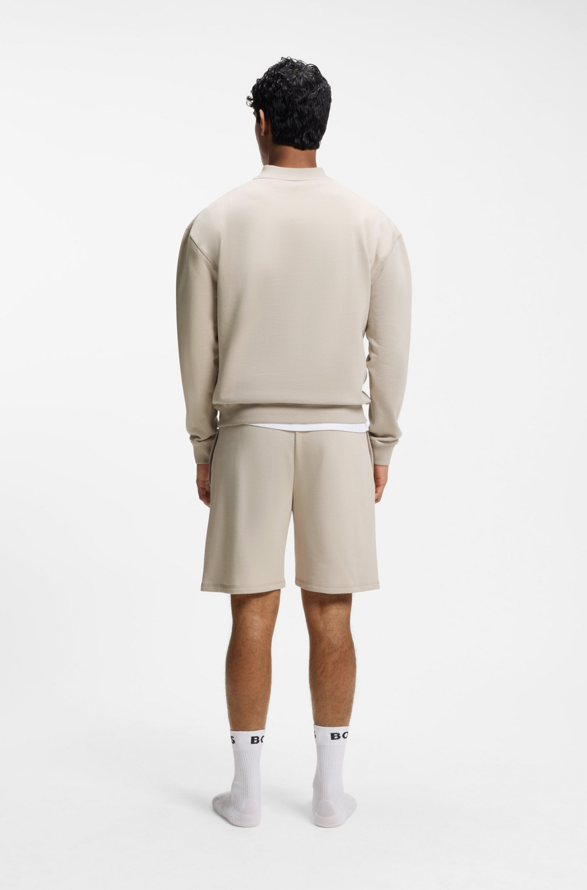 BOSS Sweatshirt »Fashion«, im Relaxed Fit, gestickter Logoschriftzug

