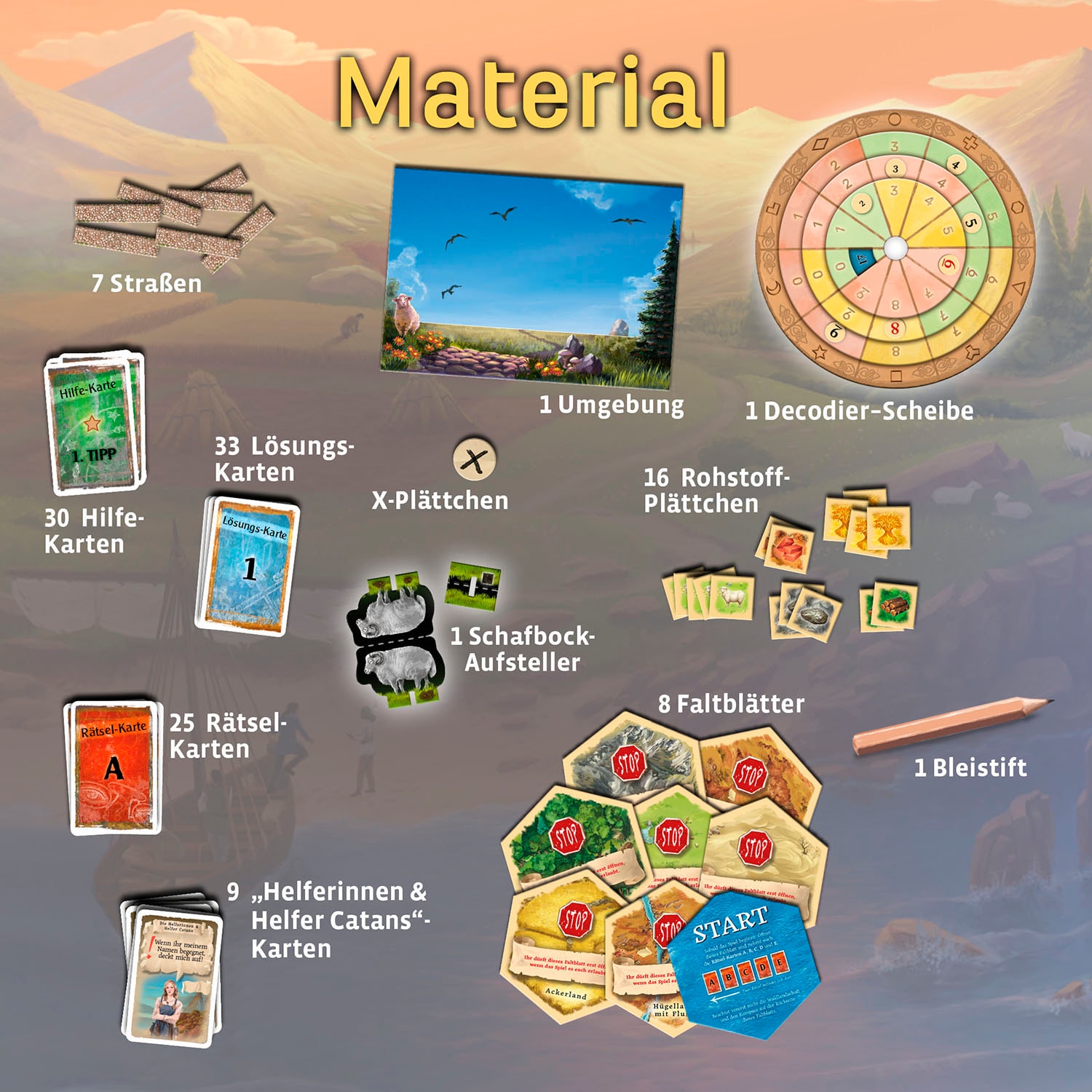 Kosmos Spiel »EXIT® Das Spiel Abenteuer auf Catan«, Made in Germany
