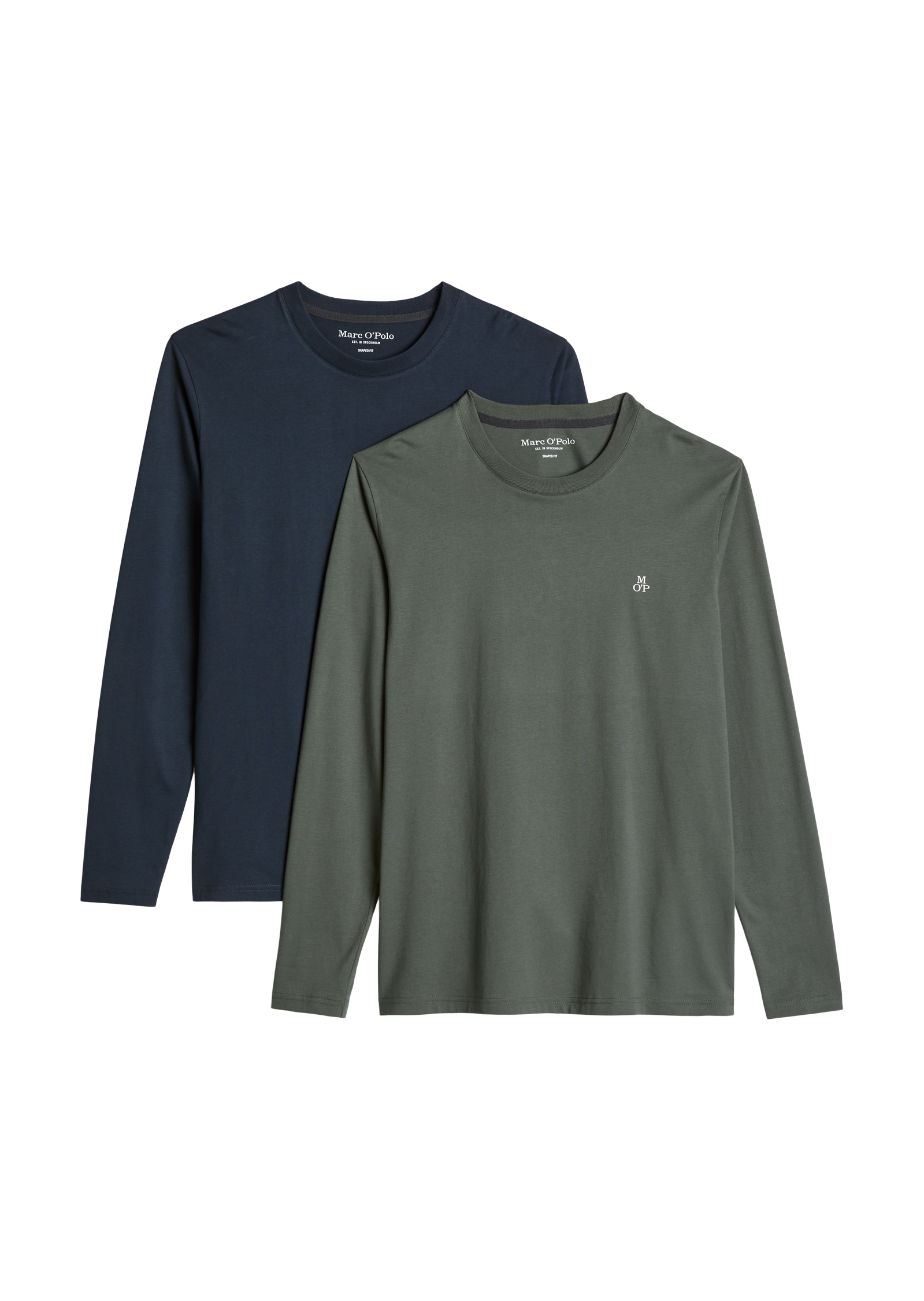 Marc O'Polo Longsleeve 2 shaped aus Bio-Baumwolle